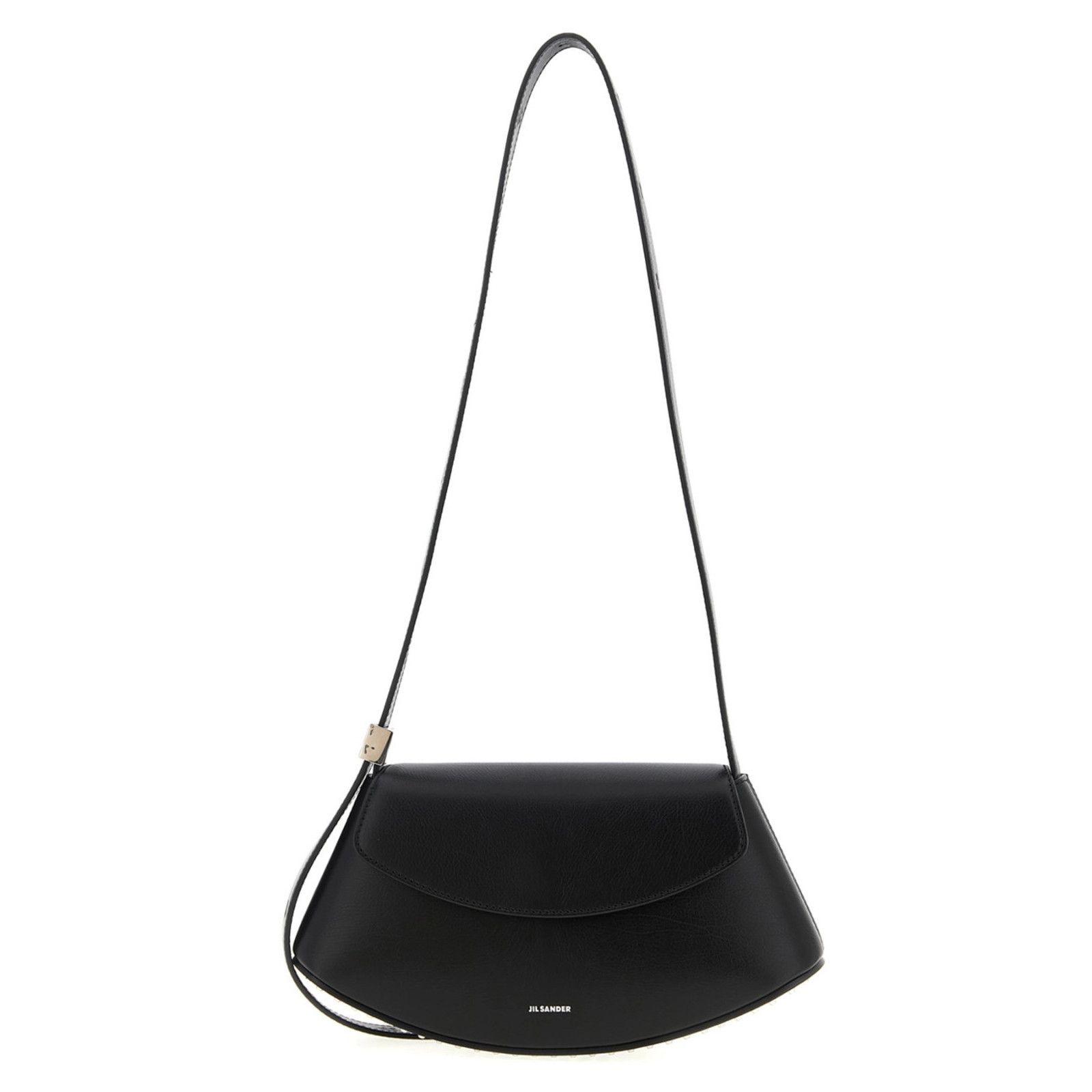 JIL SANDER Black Eldorado Leather Small Crossbody Bag New &