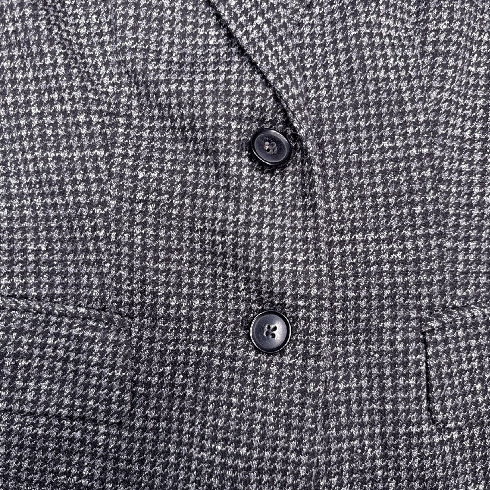 Banana Republic Banana Republic Two Button Blazer Womens 2 Petite Black Houndstooth Size XS / US 0-2 / IT 36-38 - 7 Thumbnail