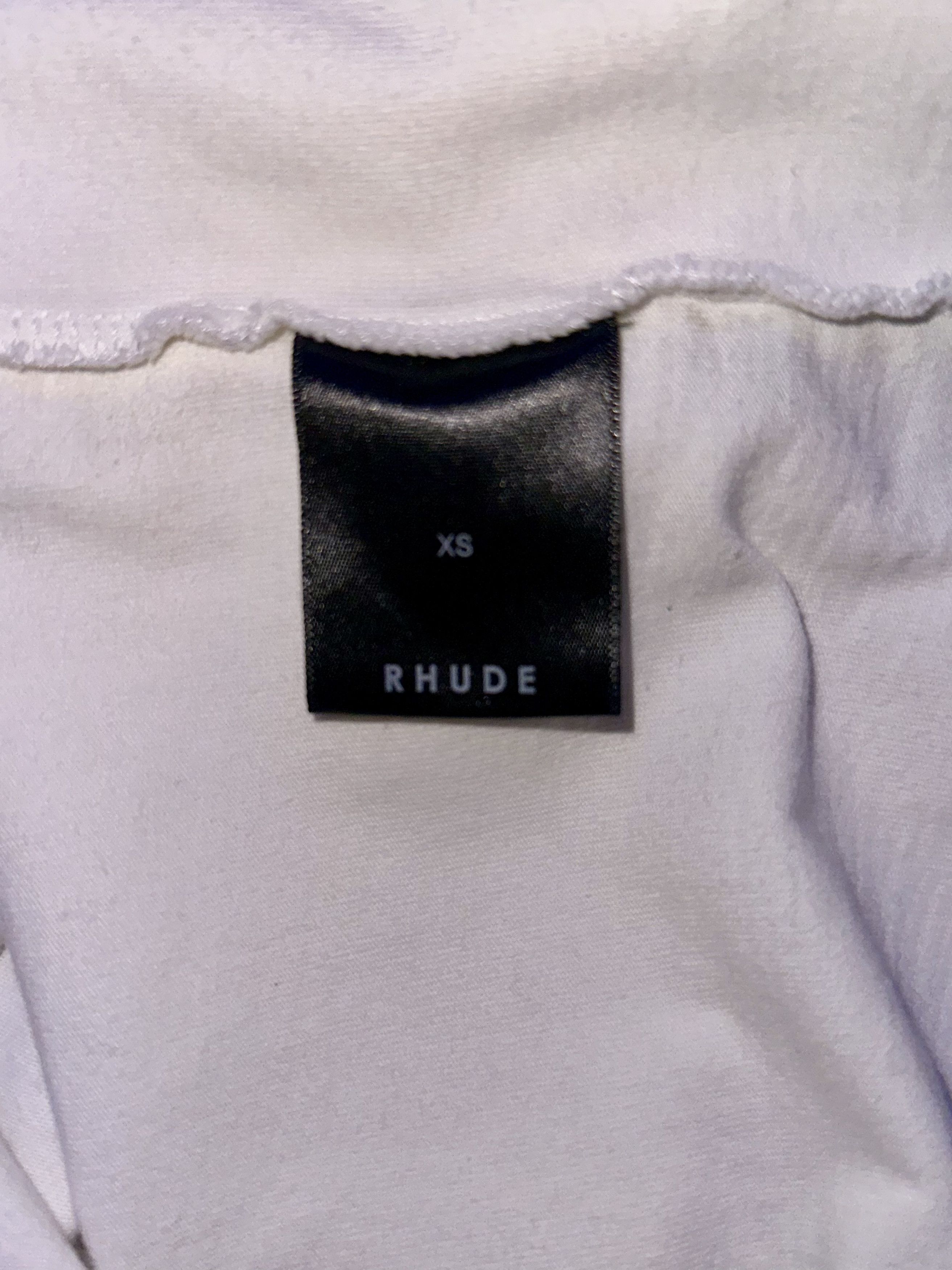 Rhude Rhude Oversized Embroidered Script T-Shirt Size US XS / EU 42 / 0 - 6 Thumbnail