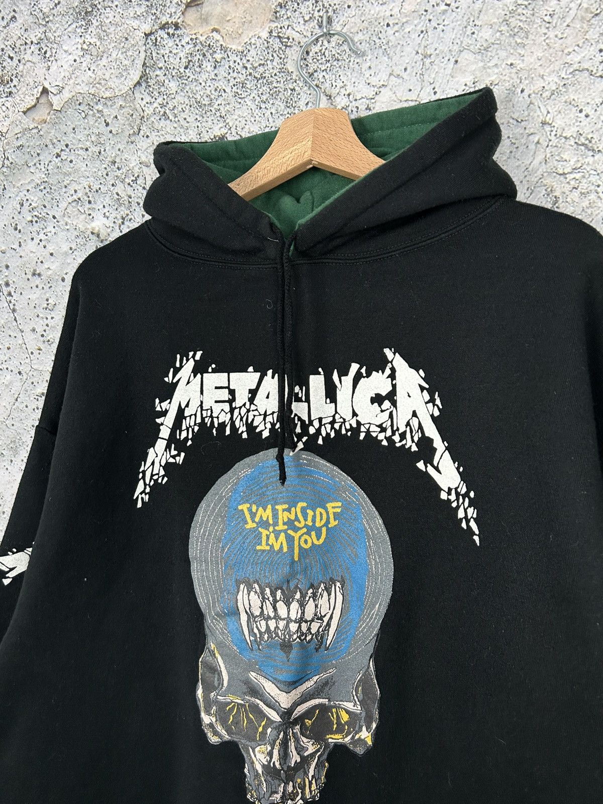 Metallica Vintage 1995 Metallica Hoodie Rock Band Metal Archive Rare Size US L / EU 52-54 / 3 - 3 Thumbnail
