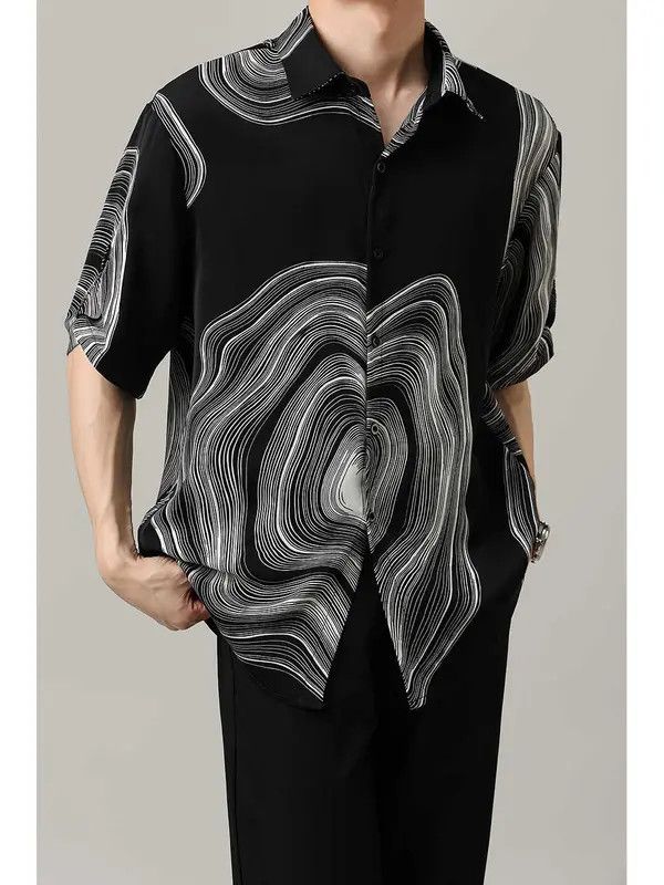Other Makihara x Miwa Abstract Print Short Sleeve Shirt Size US L / EU 52-54 / 3 - 4 Thumbnail