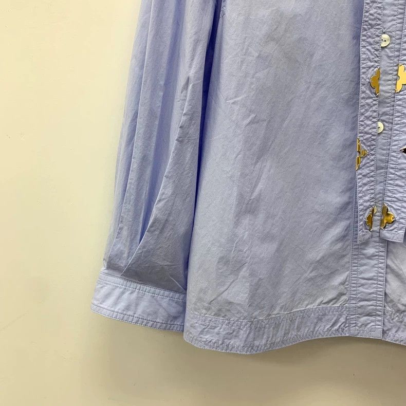 Louis Vuitton Louis Vuitton Light blue metallic petal ribbon cotton sing Size XS / US 0-2 / IT 36-38 - 4 Thumbnail