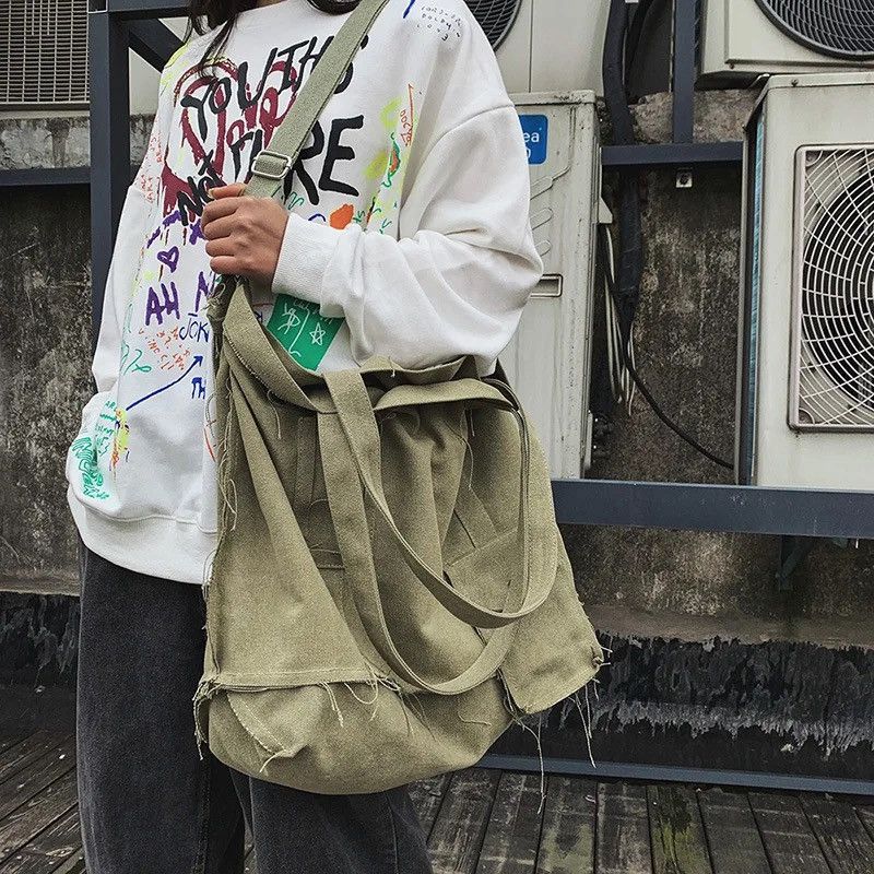 Japanese Brand Canvas Bag Size ONE SIZE - 3 Thumbnail