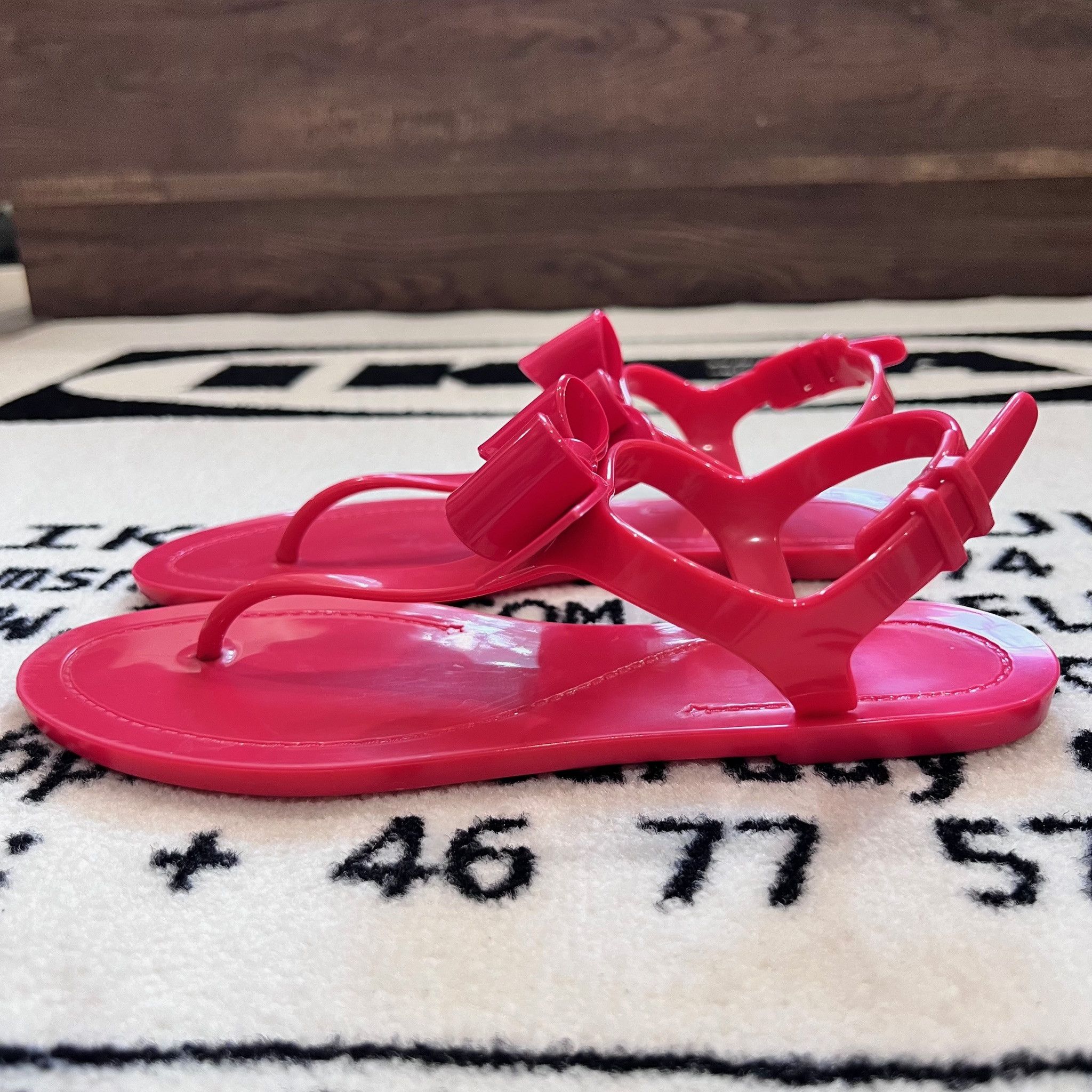 RED Valentino RED Valentino Bow Rubber Sandal - Size 35EU Size US 5.5 / IT 35.5 - 3 Thumbnail