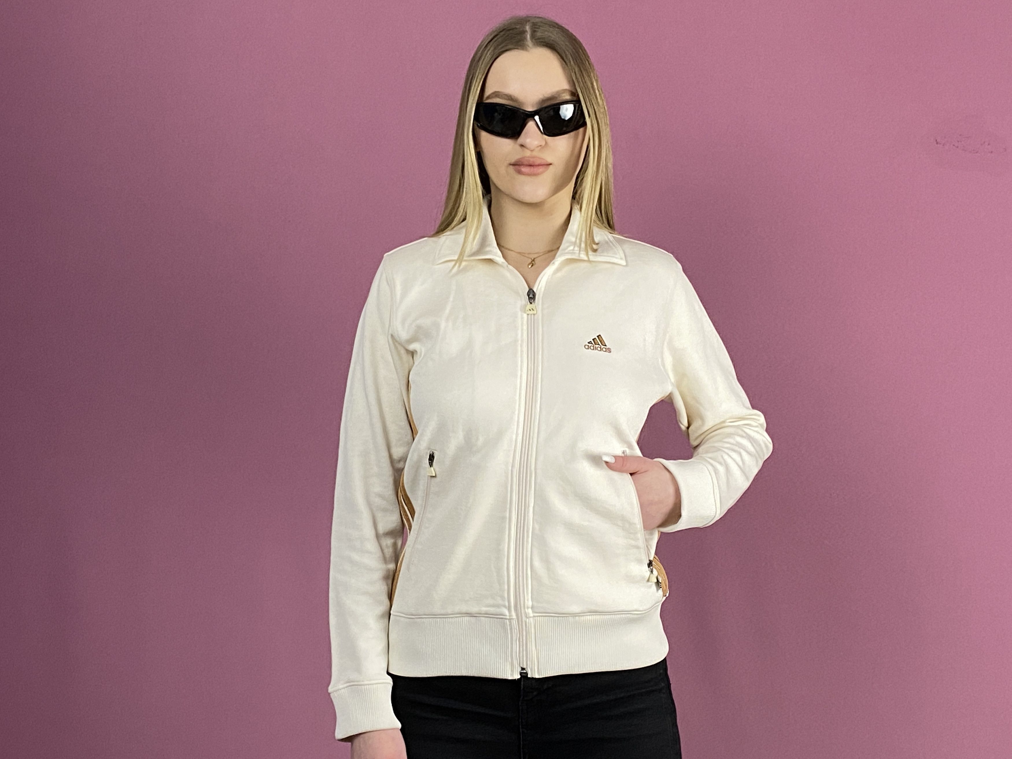 Adidas × Vintage 90s Adidas Vintage Women's Track Jacket - Size S Size S / US 4 / IT 40 - 4 Thumbnail