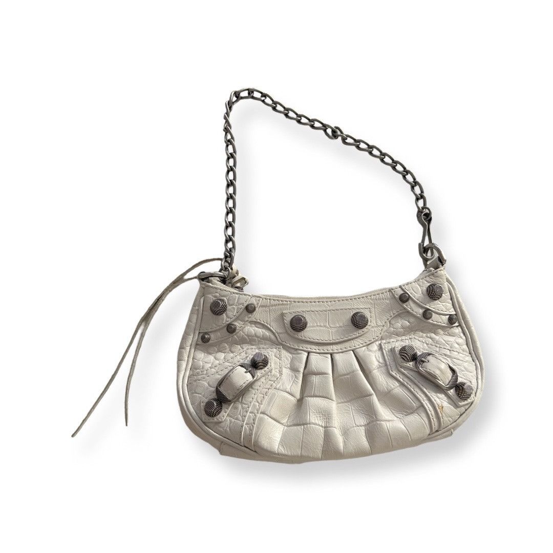 Balenciaga Balenciaga Borsa a Tracolla Balenciaga Le Cagole Mini Bianca Size ONE SIZE - 1 Thumbnail