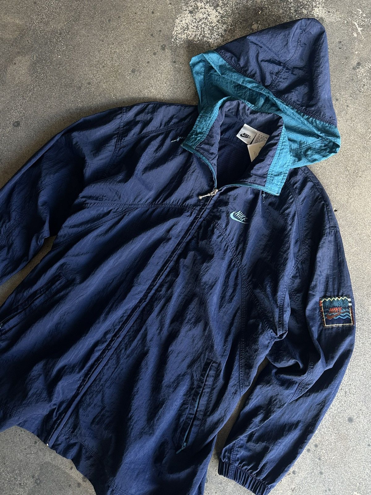 Nike 90s Nike Windbreaker jacket Size US S / EU 44-46 / 1 - 1 Thumbnail