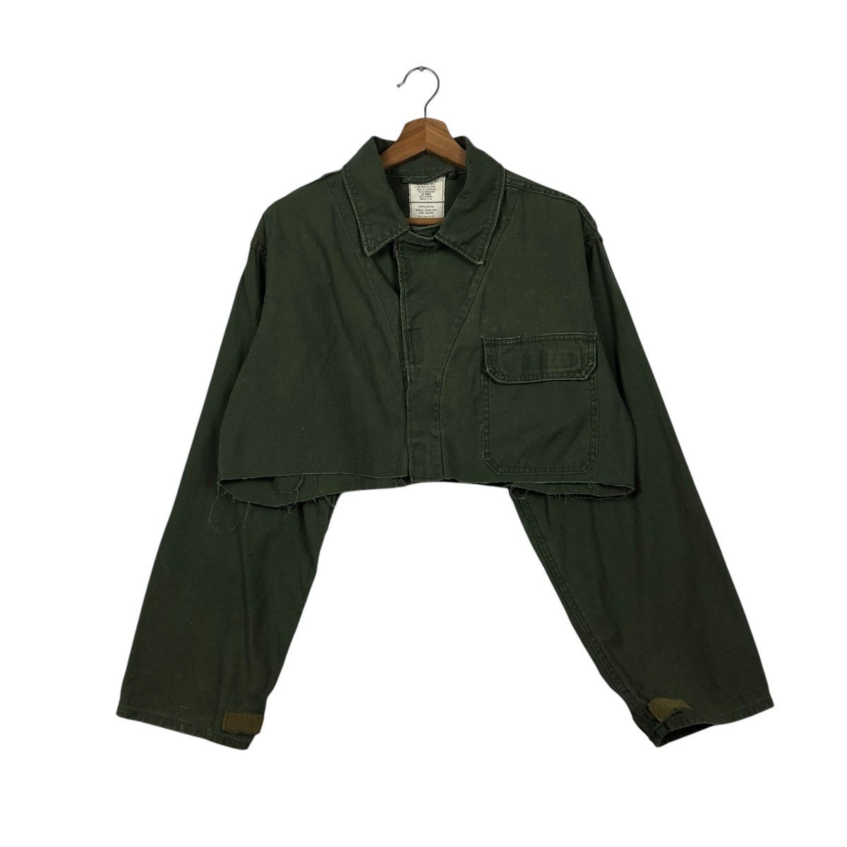 Vintage 🔥VINTAGE CROPPED CHORE JACKET MILITARY BUZZ RICKSONS Size US M / EU 48-50 / 2 - 3 Thumbnail