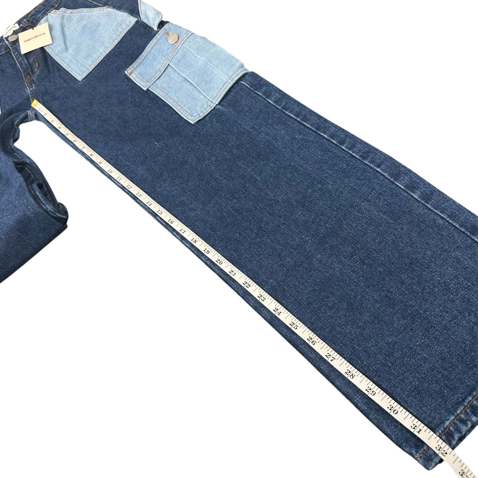 superdown Superdown Women's Alexia Contrast Pocket Jeans Size 24 Size 24" / US 00 / IT 34 - 5 Thumbnail