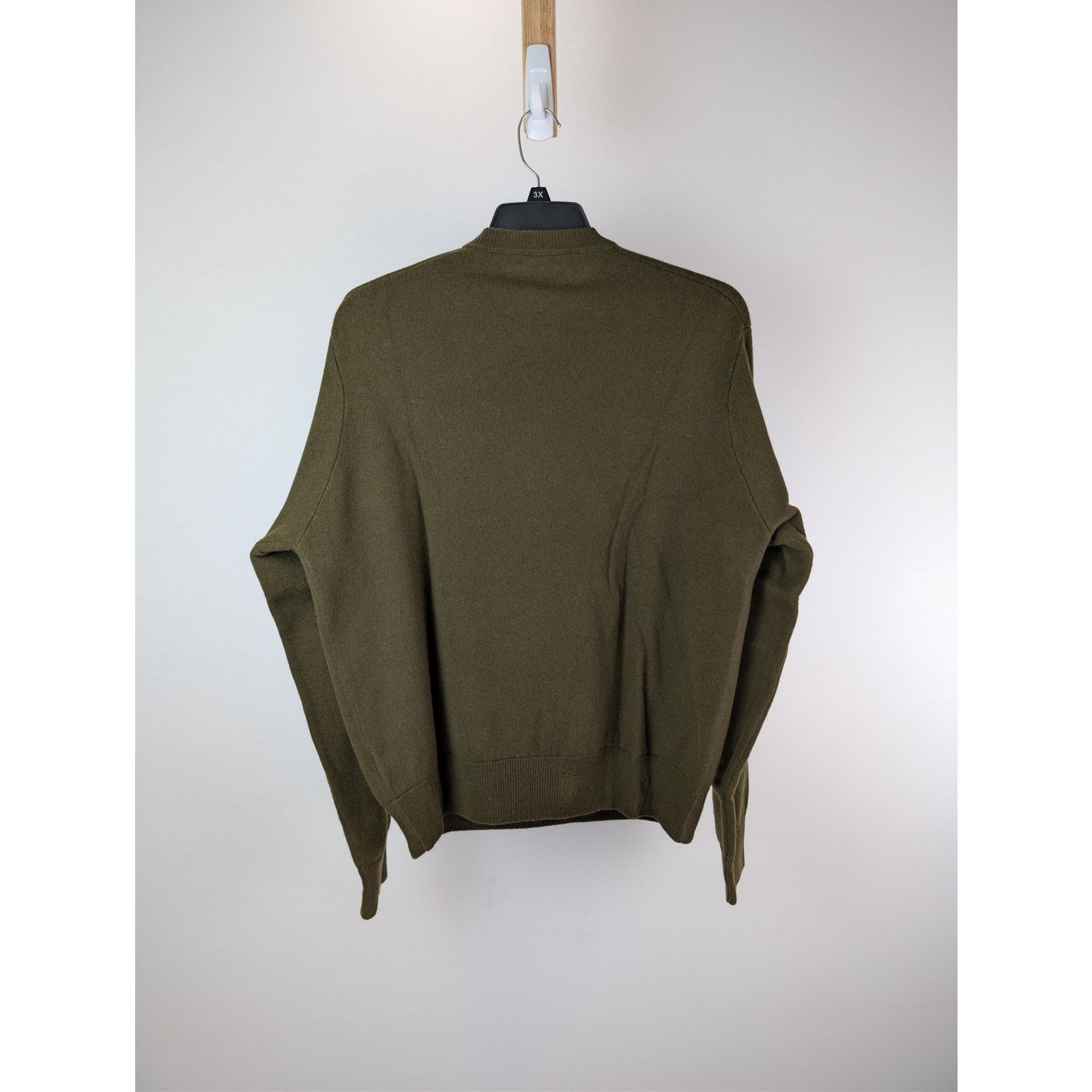 Amiri o1rshd1 Cut away Logo Crewneck Sweatshirt Military/Nastrium Size US M / EU 48-50 / 2 - 8 Thumbnail