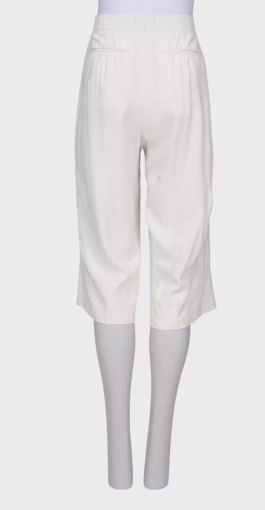 Celine Celine Fluid Viscose Acetate Bermuda Culottes Size 26" / US 2 / IT 38 - 3 Thumbnail