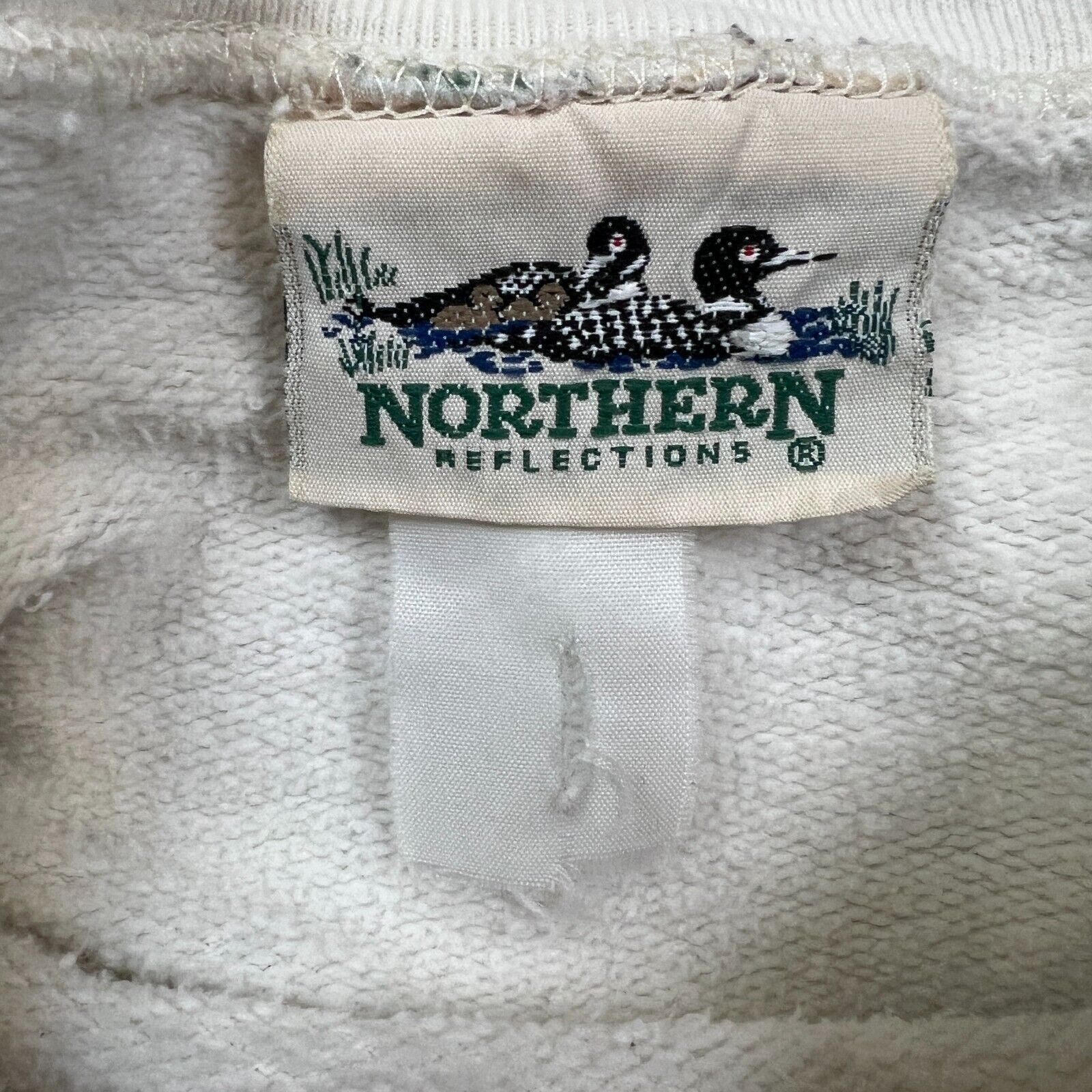 Northern Reflections × Vintage Vintage Northern Reflections Sweatshirt Nature 90s Pullover Size US L / EU 52-54 / 3 - 8 Thumbnail