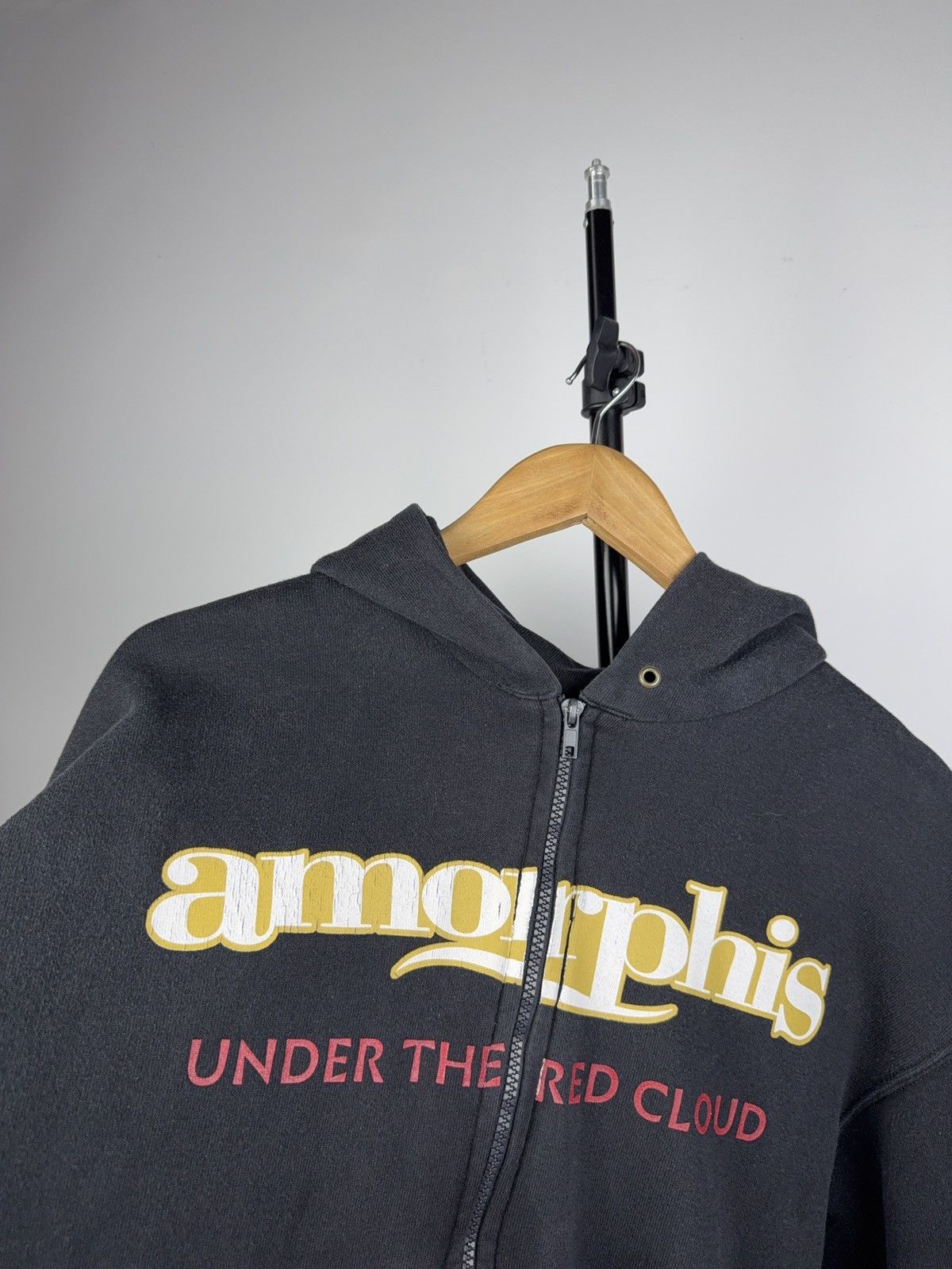 Band Tees Vintage 00s Amorphis Metal Hoodie 2015 Tour Zip-Up Size US L / EU 52-54 / 3 - 2 Thumbnail