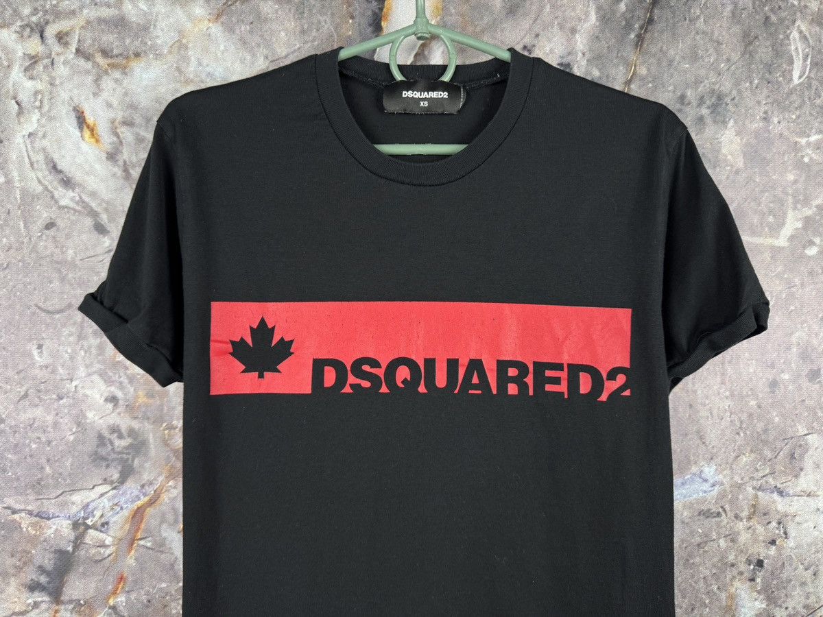 Dsquared2 Men’s Dsquared2 T-Shirt Black Red Luxury Streetwear Size XS Size US XS / EU 42 / 0 - 3 Thumbnail