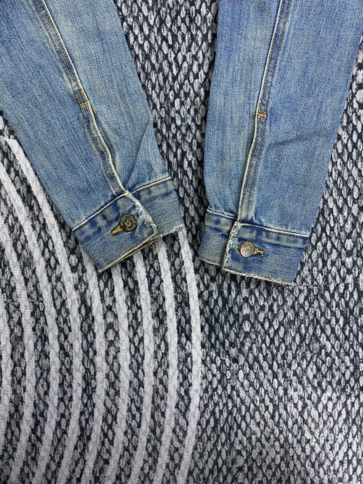 Japanese Brand Vintage Nine Planet Double Pocket Fullbutton Denim Jacket Size US S / EU 44-46 / 1 - 9 Thumbnail