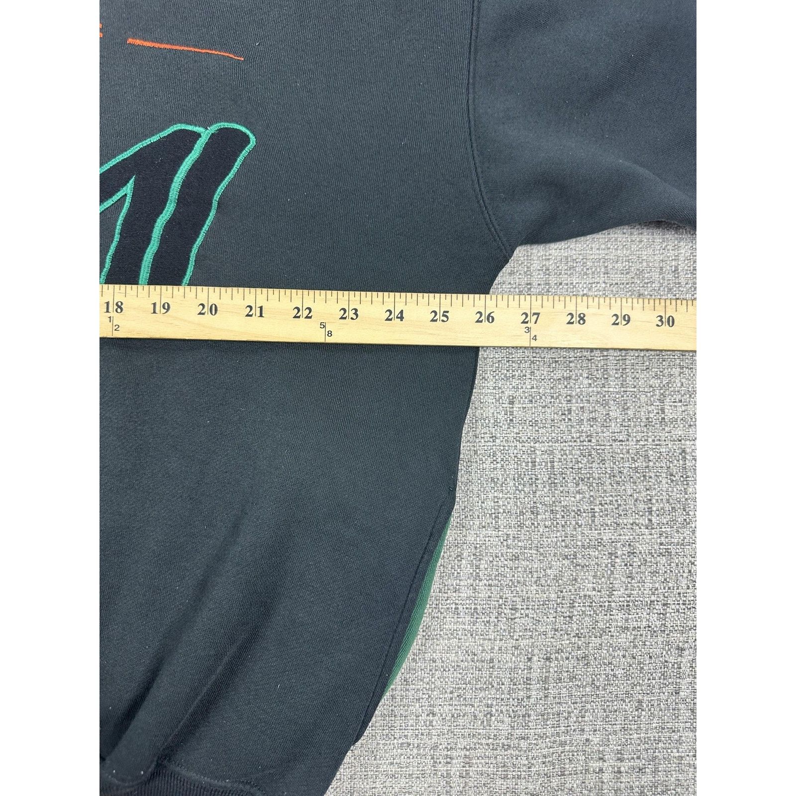 Starter Miami Hurricanes Hoodie Sweatshirt Sz L Football Starter 90s Size US L / EU 52-54 / 3 - 4 Thumbnail