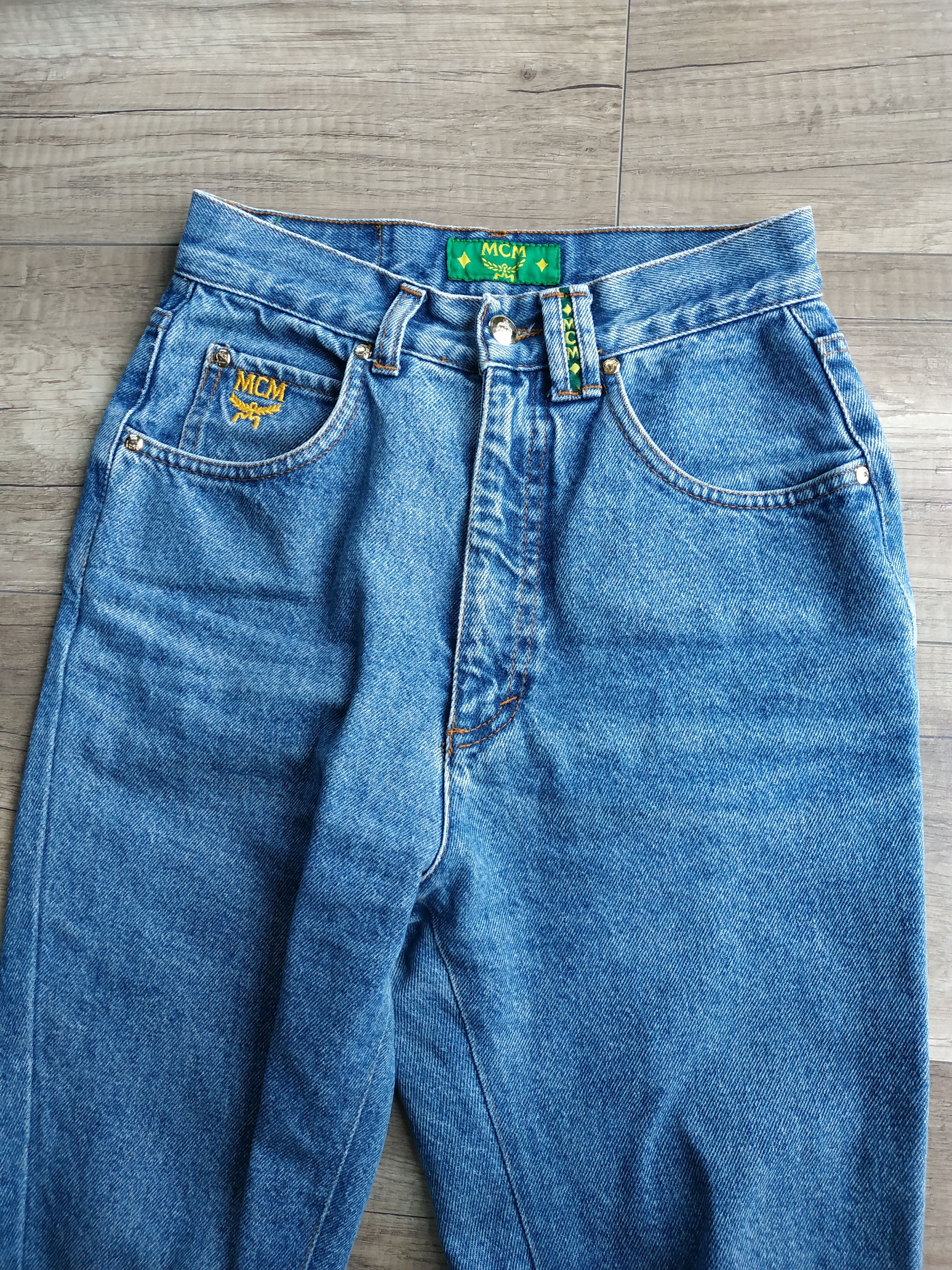 MCM × Vintage MCM Tapered Slim Fit Vintage 90's Women's Jeans, s.28 (XS-S) Size 28" / US 6 / IT 42 - 5 Thumbnail