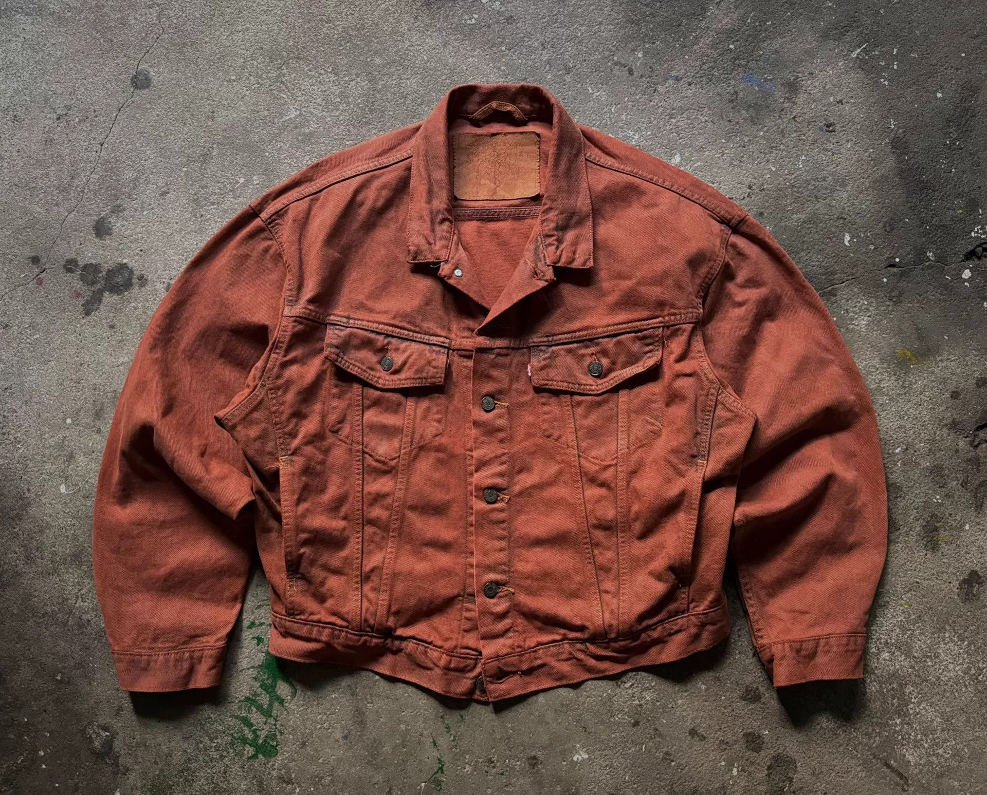 Vintage Vintage Levi's 90s Boxy Red Bomber Size US L / EU 52-54 / 3 - 1 Thumbnail
