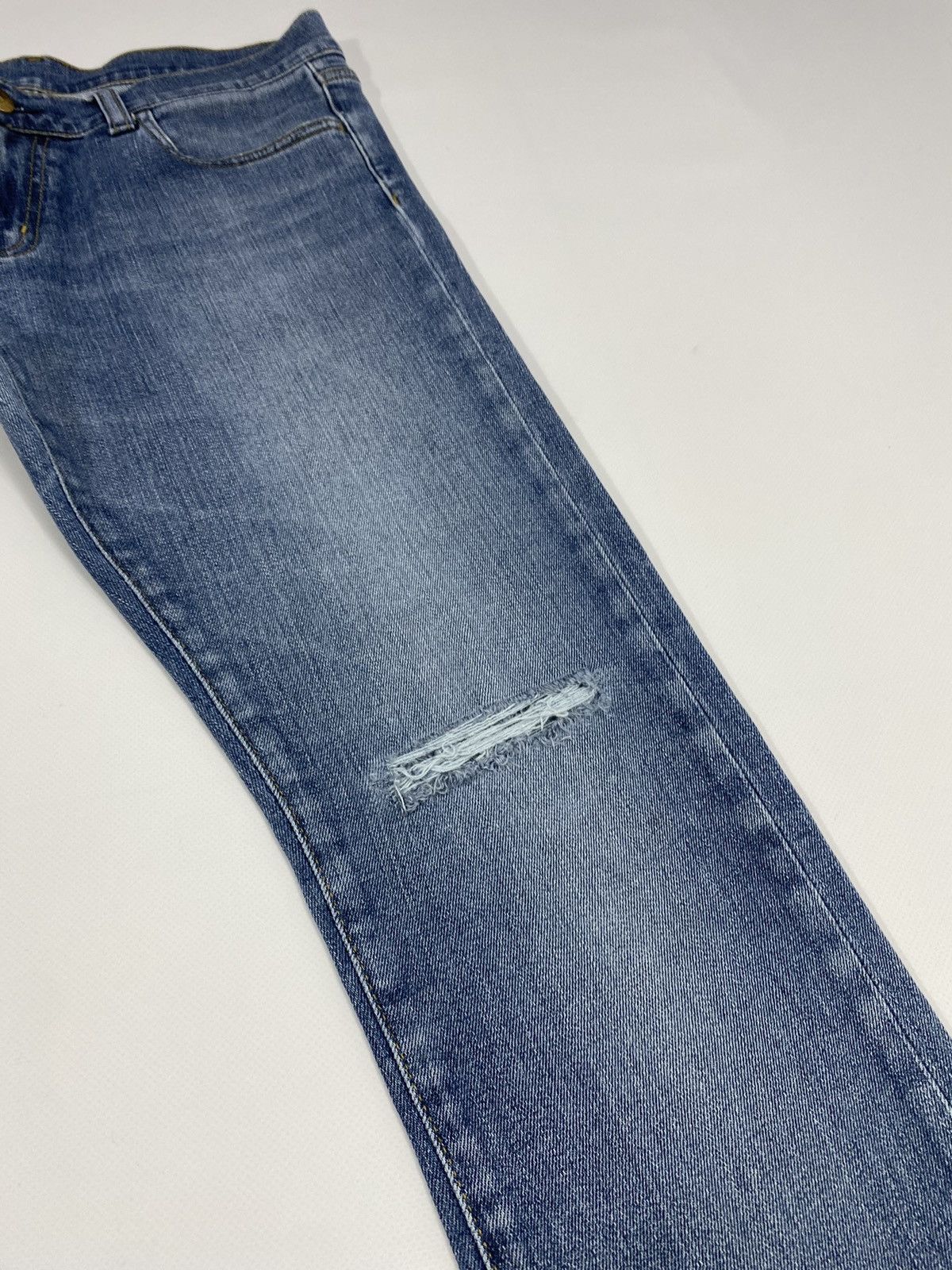 Carhartt 🔥LASTDROP🔥 Carhartt Rebel Distressed Denim Jeans Slim Pants Size US 31 - 13 Thumbnail