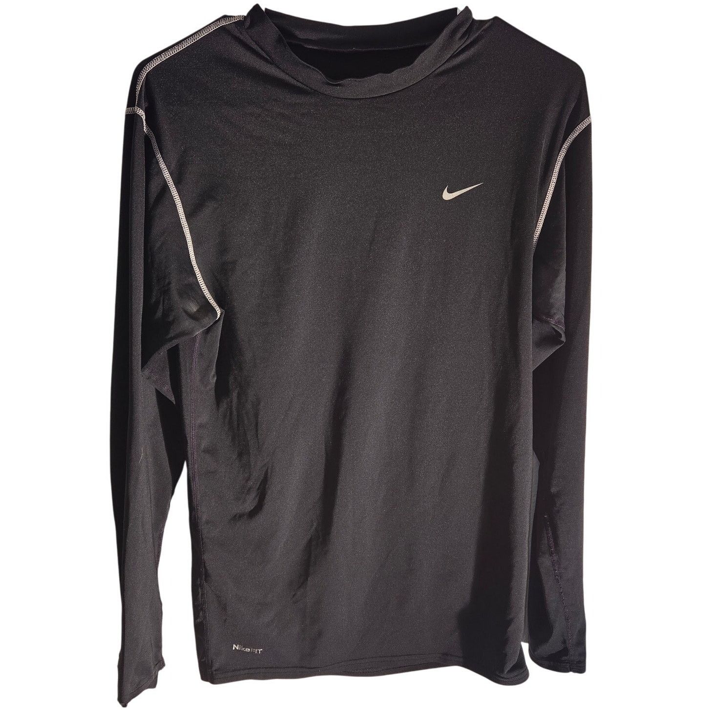 Nike Nike Pro Black Top - Men's Large - Nike Fit Dry Size US L / EU 52-54 / 3 - 1 Thumbnail