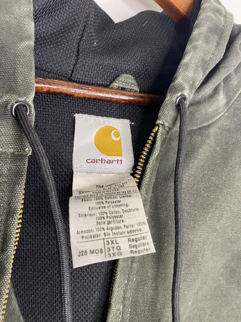 Carhartt Vintage 90s J25 MOS Carhartt Active Hooded Jacket Size XXXL Size US XXL / EU 58 / 5 - 2 Thumbnail
