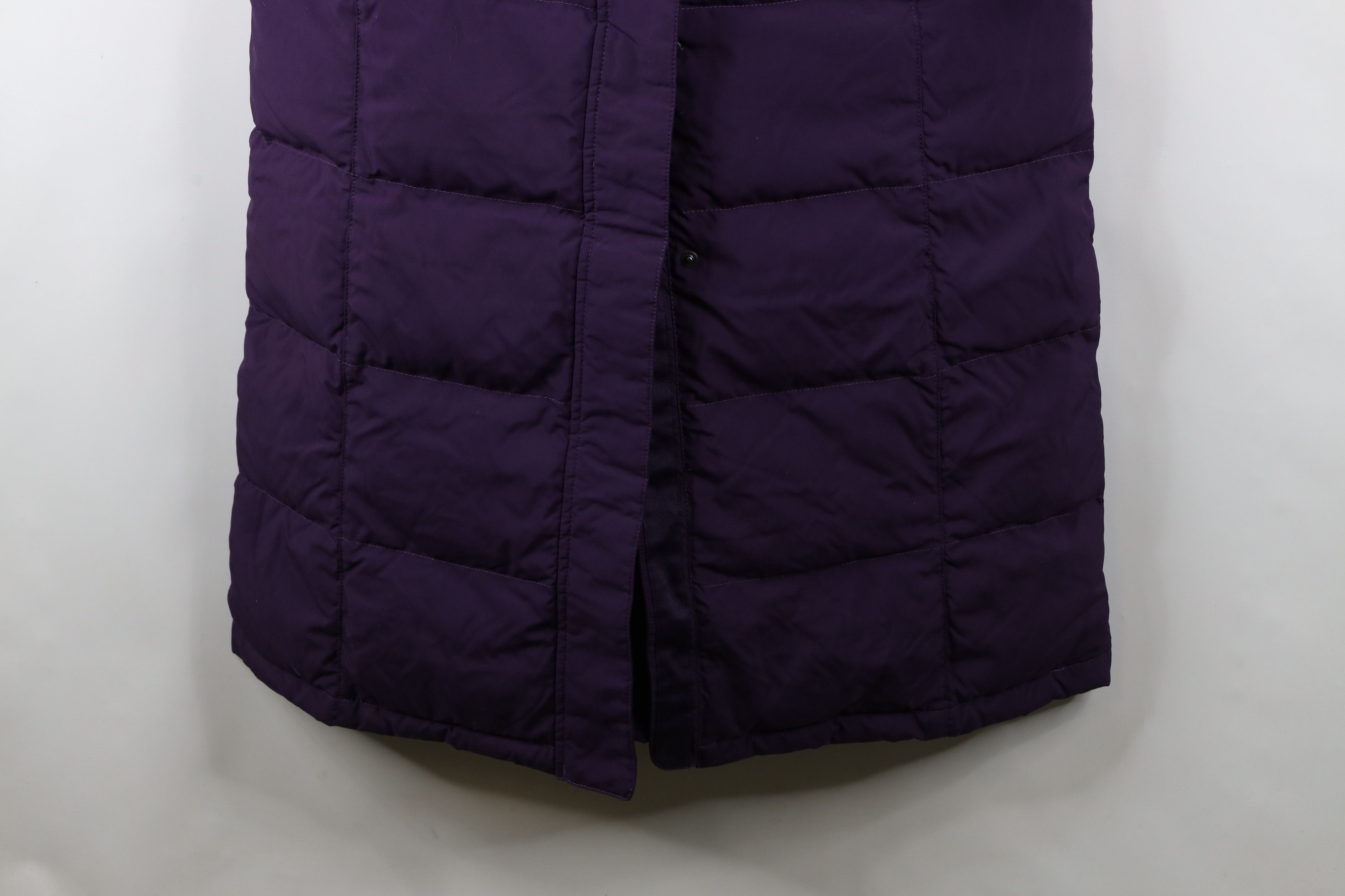 L.L. Bean × Vintage LL Bean Faux Fur Trim Duck Down Full Length Puffer Jacket Size M / US 6-8 / IT 42-44 - 4 Thumbnail