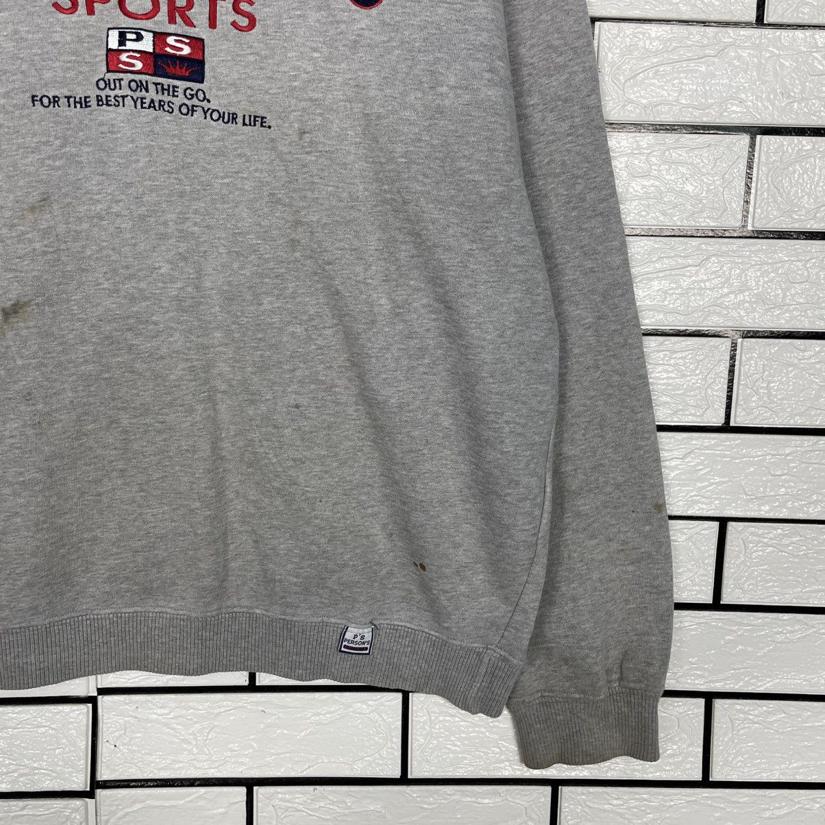 PERSON'S Person's Sport Big Logo Sweatshirt Size US M / EU 48-50 / 2 - 4 Thumbnail