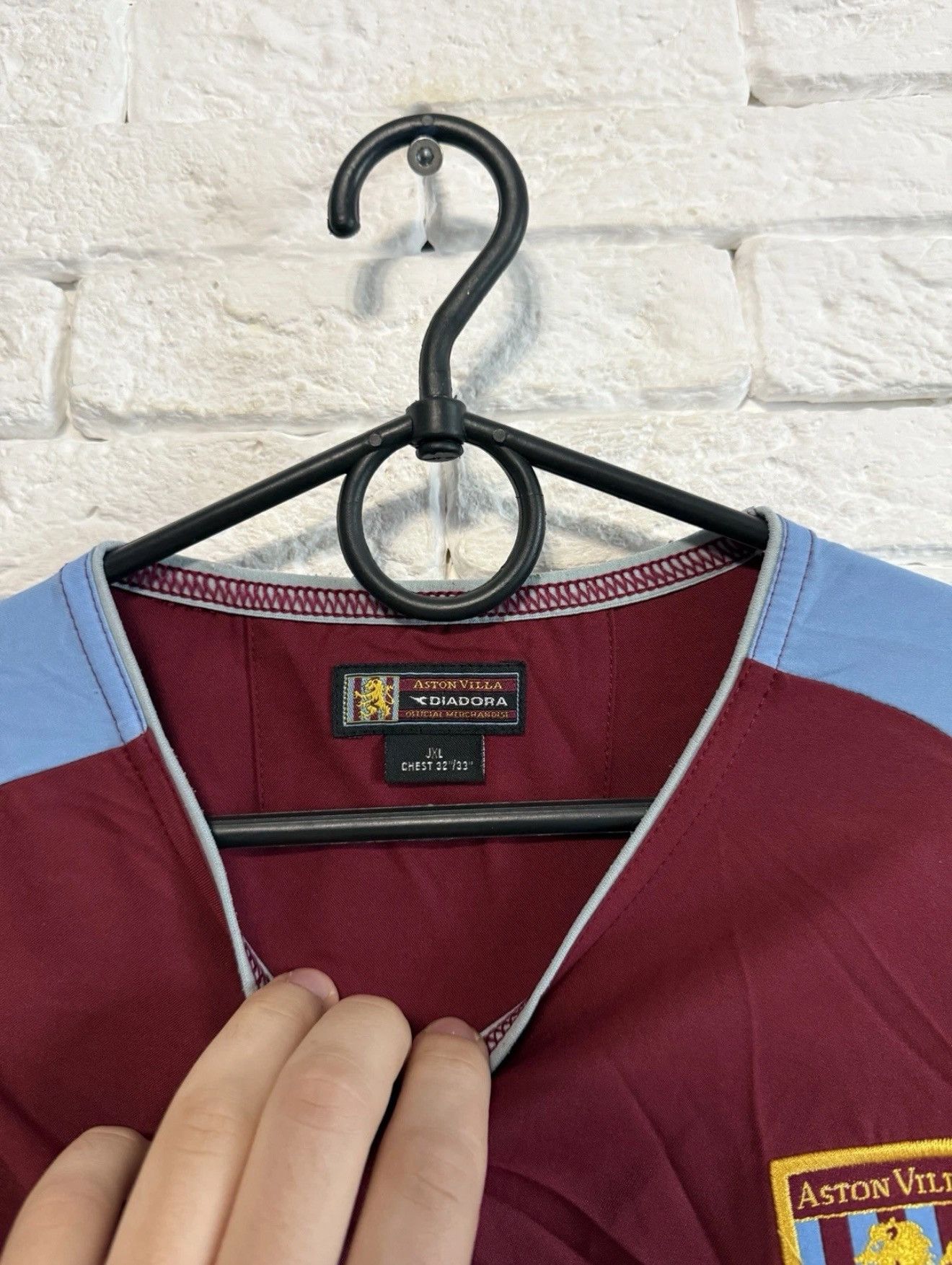 Diadora VTG Diadora Aston Villa 03/04 Home Jersey Football Tshirt Size US S / EU 44-46 / 1 - 4 Thumbnail
