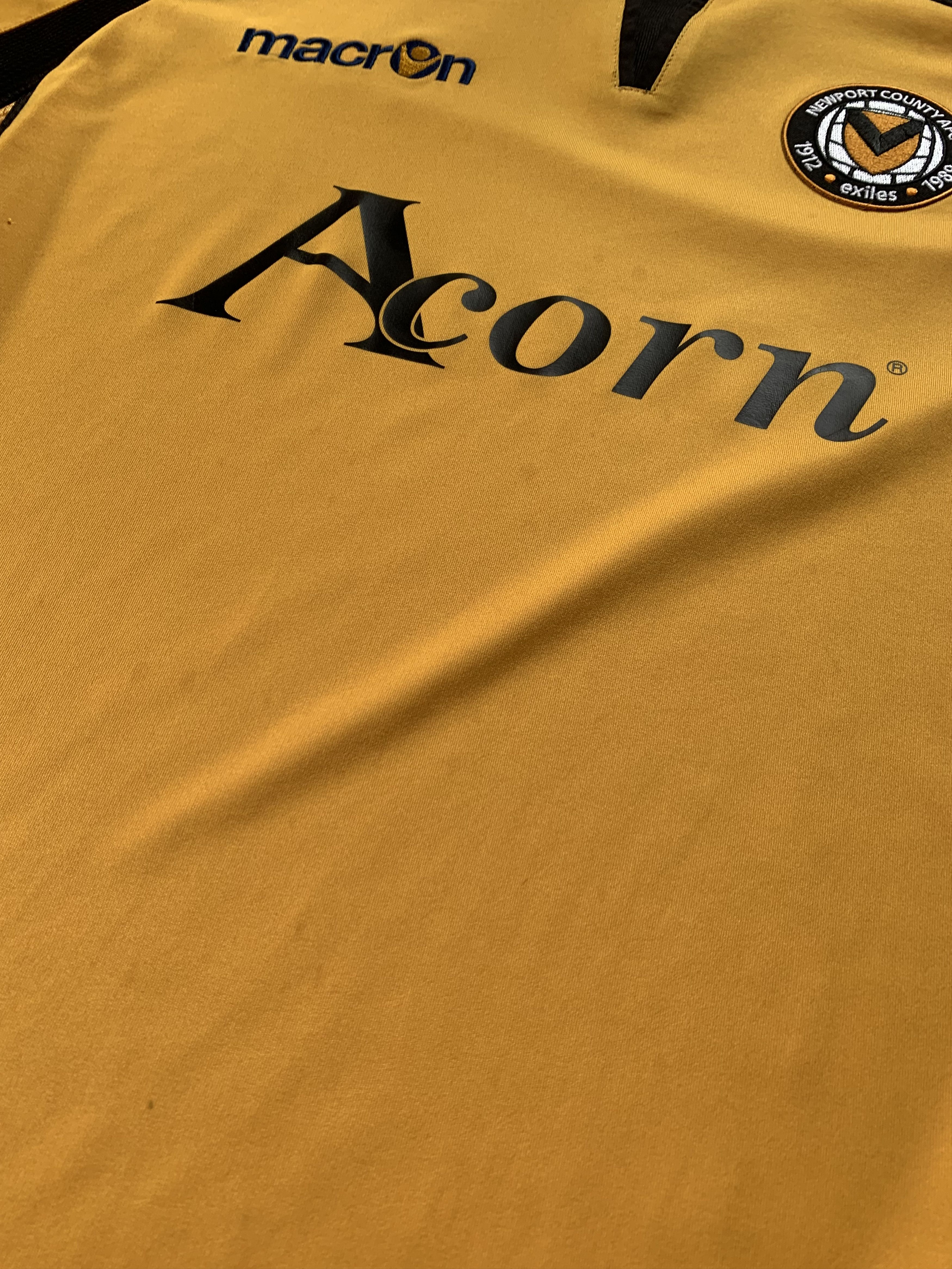 Macron × Vintage Vintage Macron Newport County Shirt Size US XL / EU 56 / 4 - 11 Thumbnail