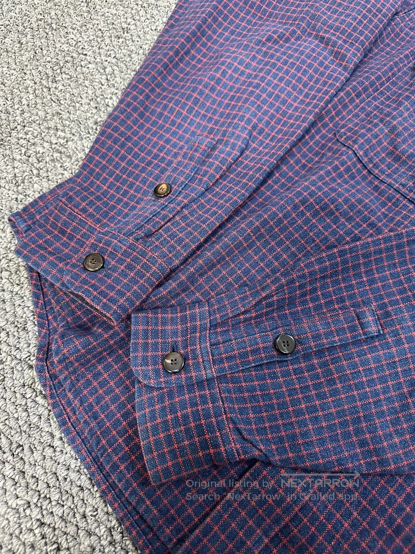 Visvim visvim lumber shirt in purple check pattern. Size US S / EU 44-46 / 1 - 3 Thumbnail