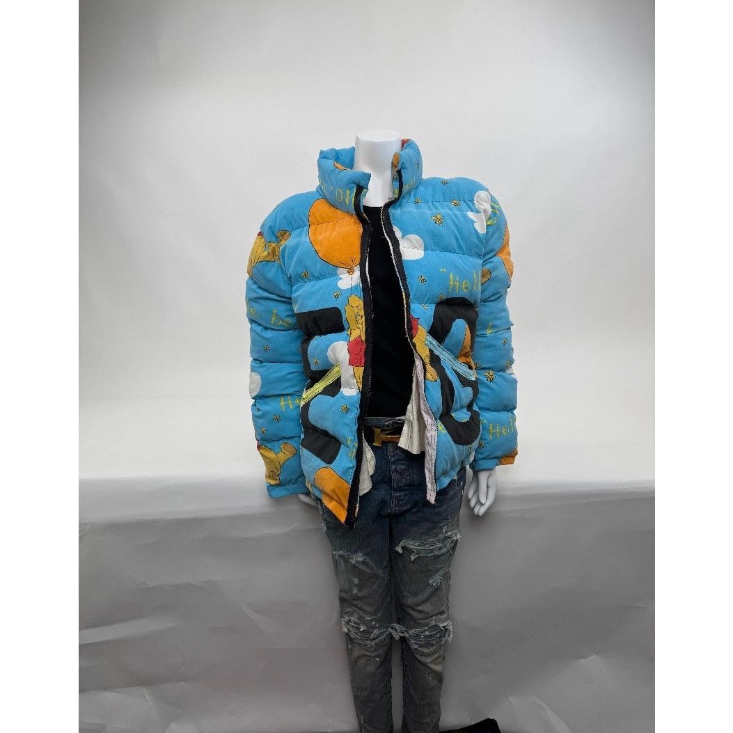 Other Unisex Die.Go Studios Blue "Winnie The Pooh" Puffer Jacket Size US XL / EU 56 / 4 - 5 Thumbnail