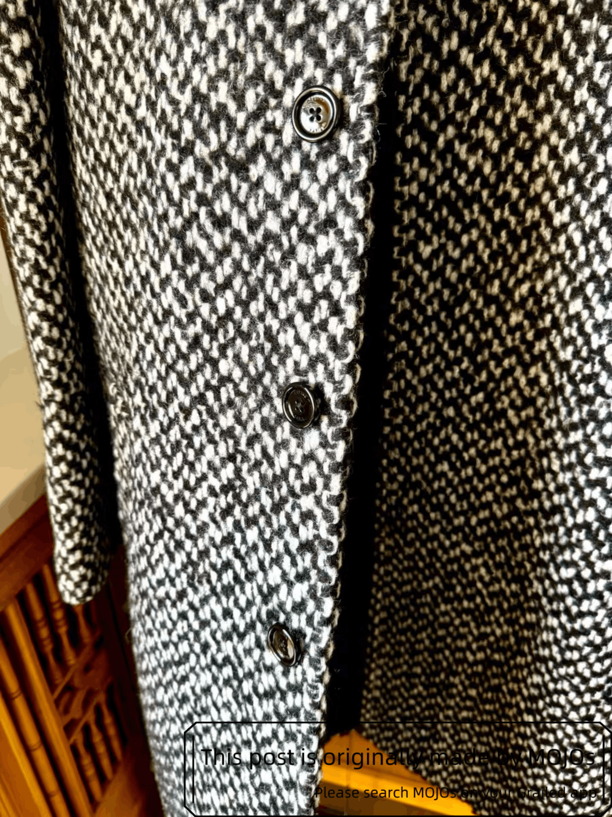 Celine Sz 52 Celine 19AW Runway Snowing Wool Coat mojos16061212 Size US L / EU 52-54 / 3 - 7 Thumbnail