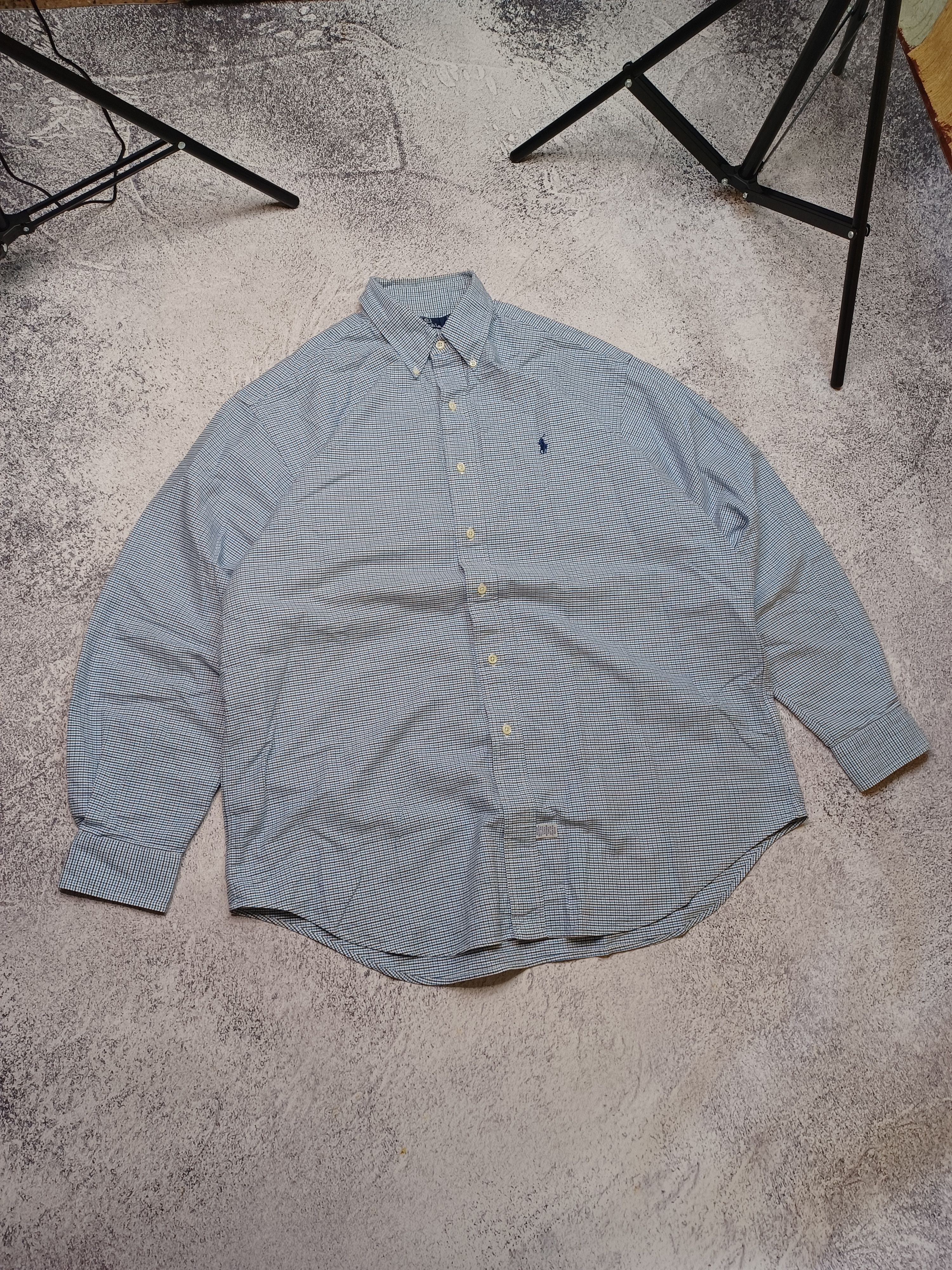 Polo Ralph Lauren Polo Ralph Lauren Button-Up Shirt – Checkered Pattern Size US XL / EU 56 / 4 - 1 Thumbnail