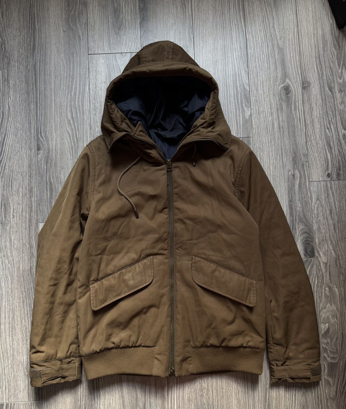 Acne Studios Acne Studios Portland FW16 hooded jacket in Brown 48 Size US M / EU 48-50 / 2 - 8 Thumbnail