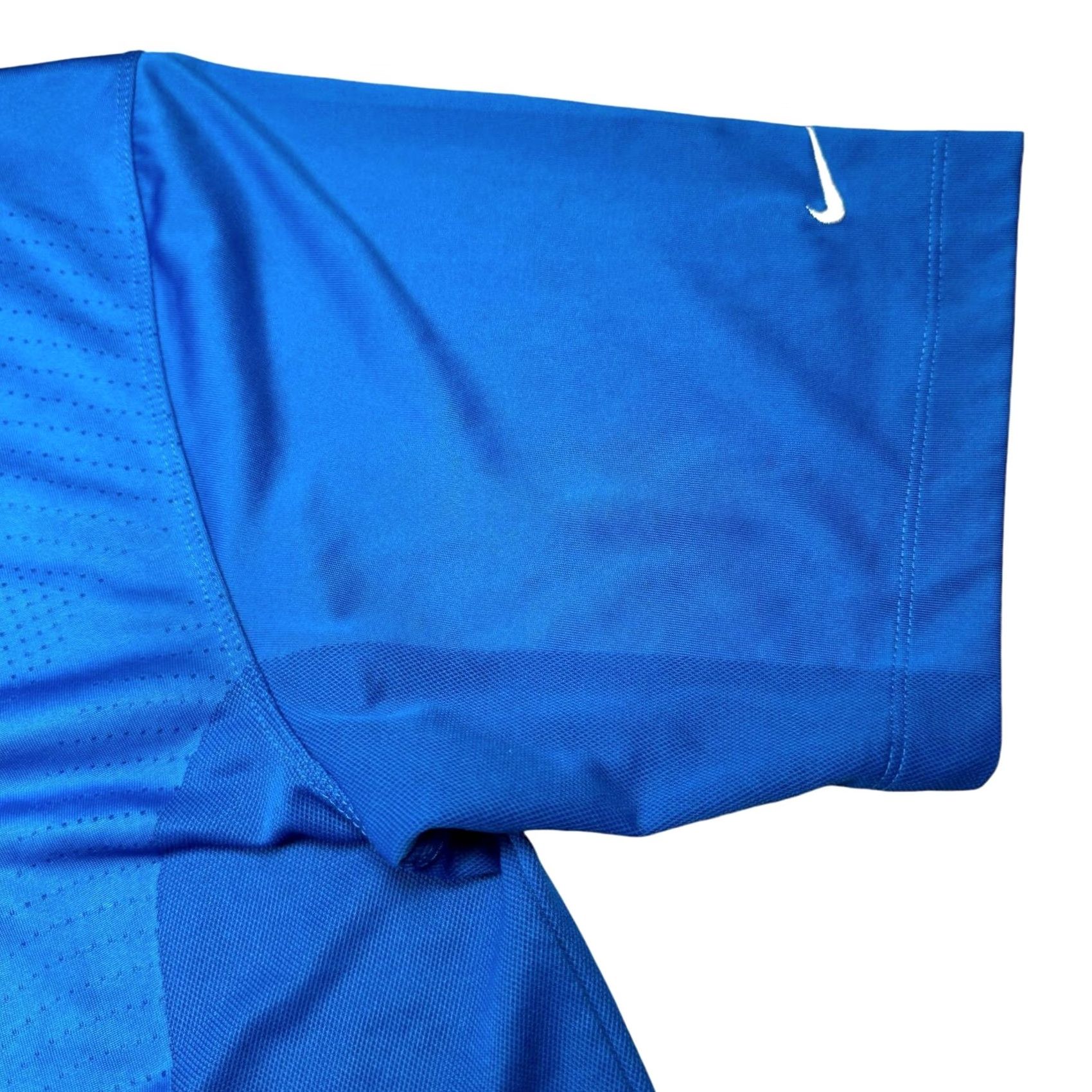 Nike Nike Polo Men’s Large Dri-Fit Short Sleeve Blue Perforated Golf Shirt Size US L / EU 52-54 / 3 - 3 Thumbnail