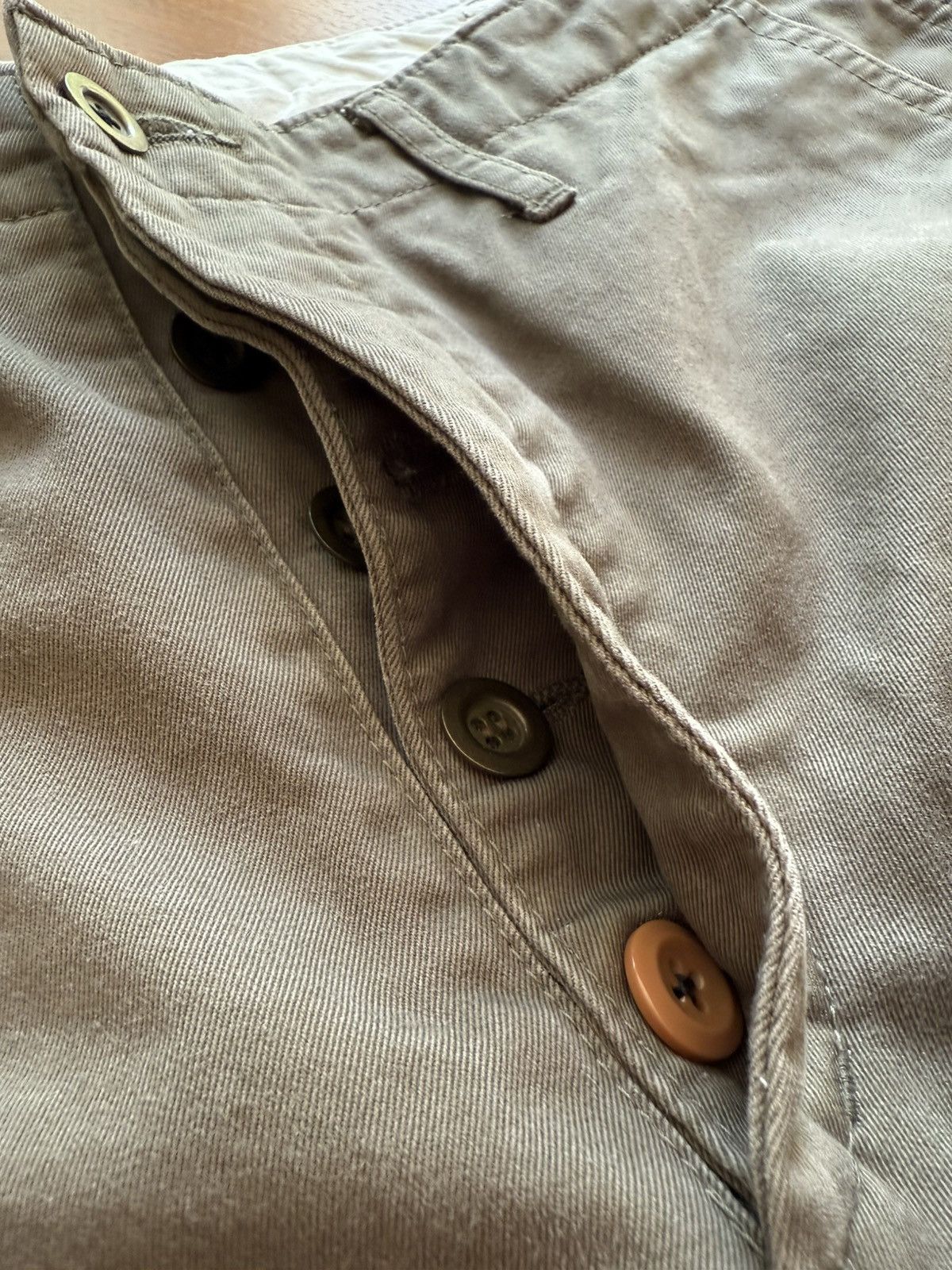Visvim VISVIM CUT OFF CHINO SHORTS OLIVE SZ M Size US 32 / EU 48 - 3 Thumbnail