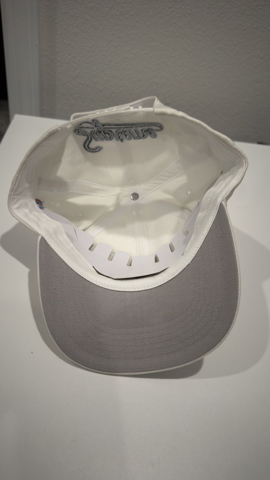 Supreme Supreme World Famous S Logo 6-Panel White Snapback OS Size ONE SIZE - 5 Thumbnail