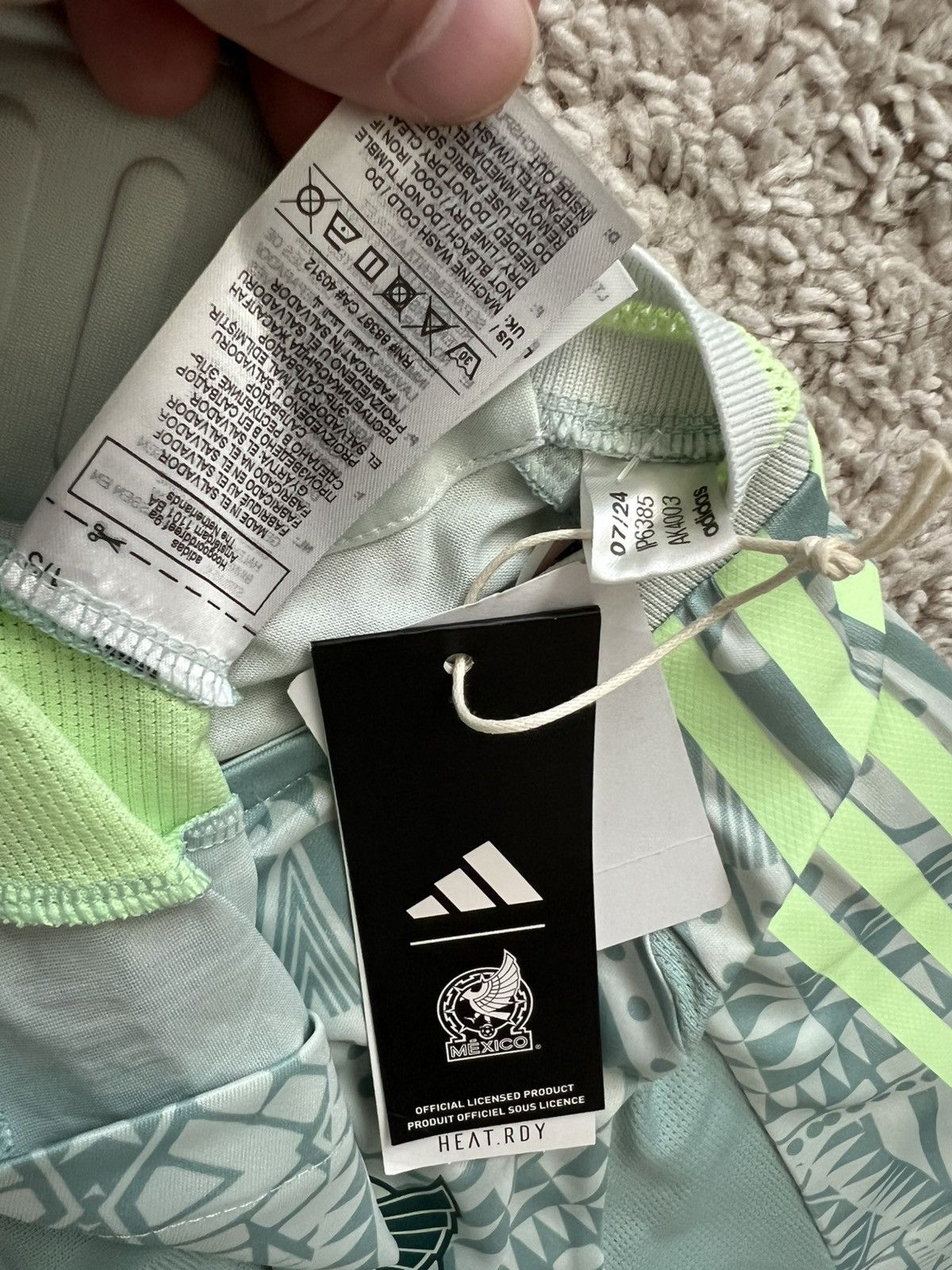 Adidas Adidas MEXICO 2024 AWAY AUTHENTIC JERSEY Size US M / EU 48-50 / 2 - 10 Thumbnail