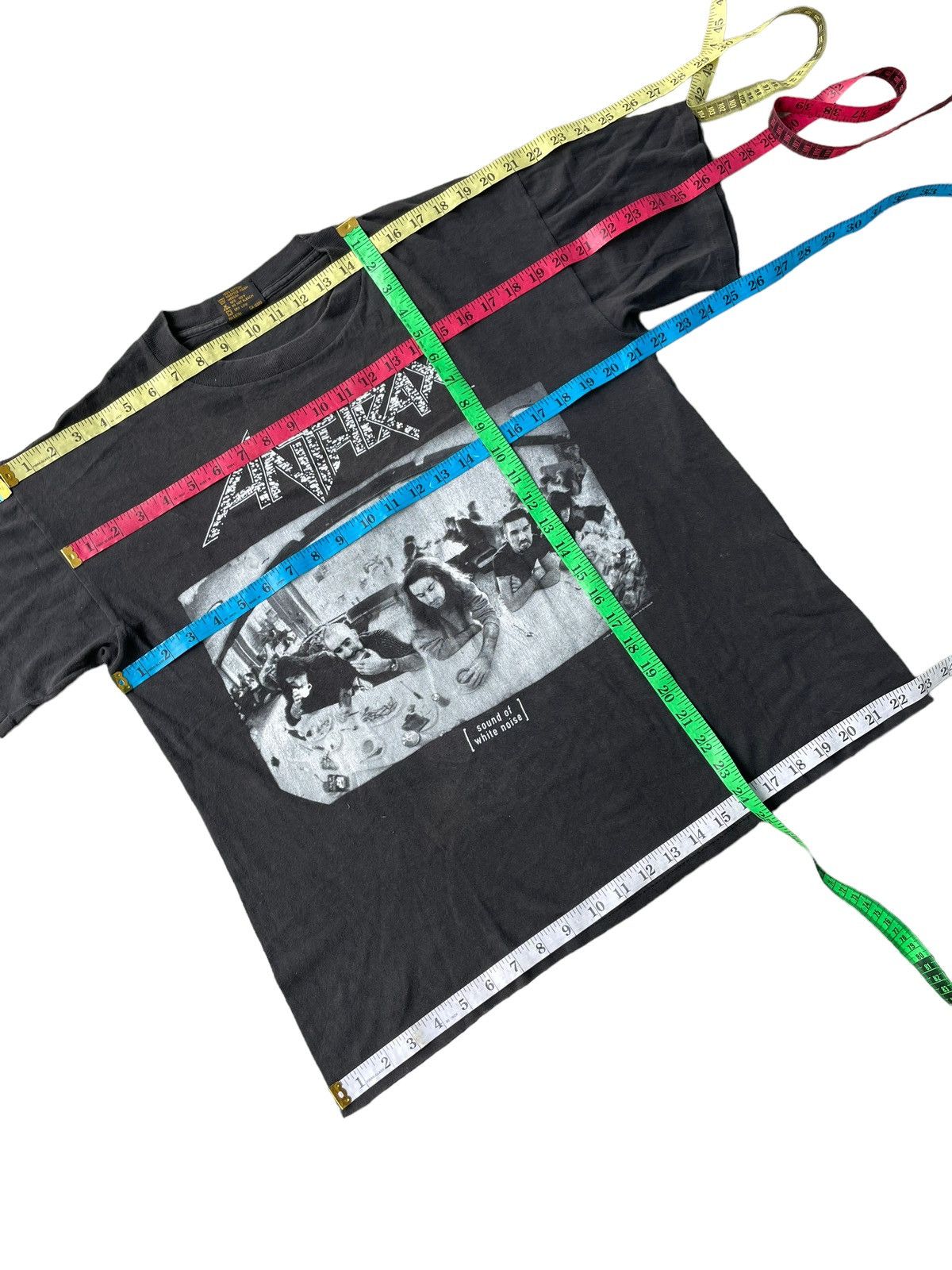Band Tees VTG 1993 Brockum Anthrax Sound of White Noise Tour Size US L / EU 52-54 / 3 - 15 Thumbnail