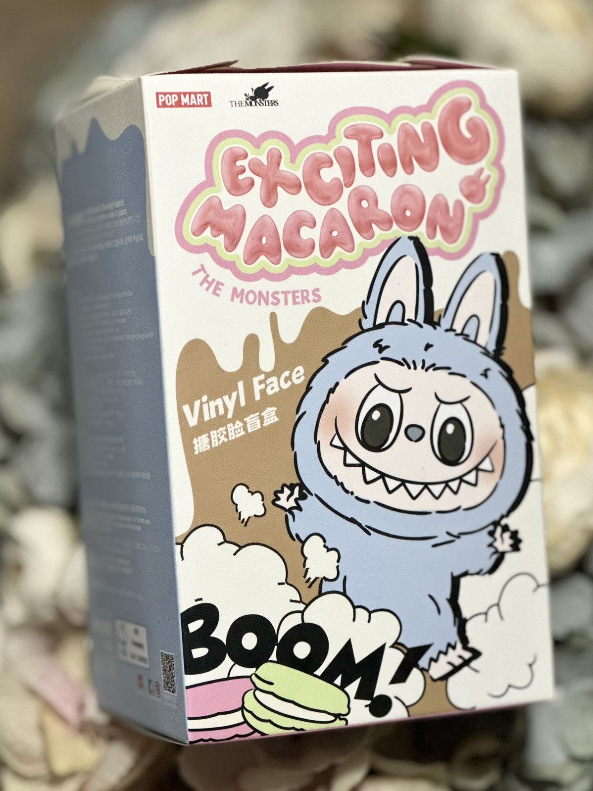 POP MART LABUBU - THE MONSTERS - Exciting Macaron - Soymilk Size ONE SIZE - 4 Thumbnail