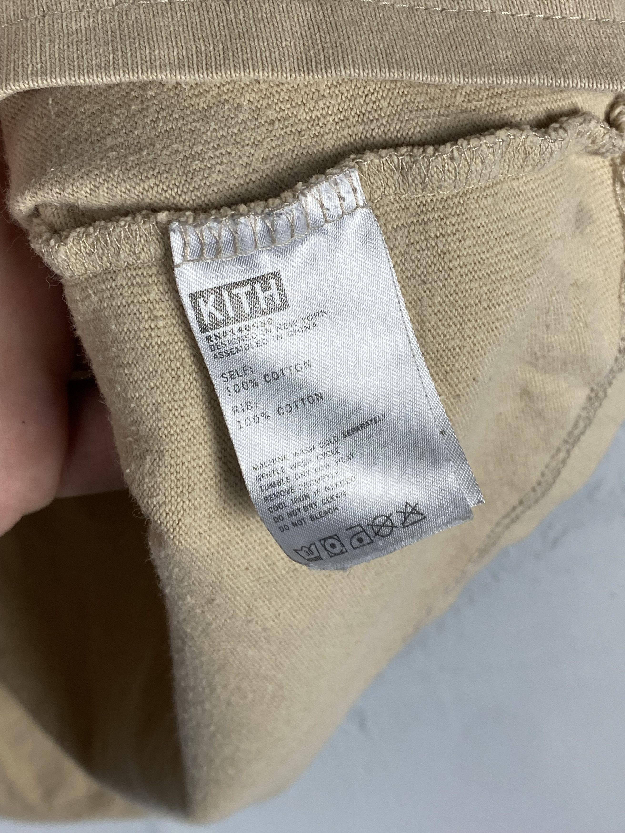 Kith Kith Box Logo Summer T-Shirt Sand Size M Size US M / EU 48-50 / 2 - 6 Thumbnail