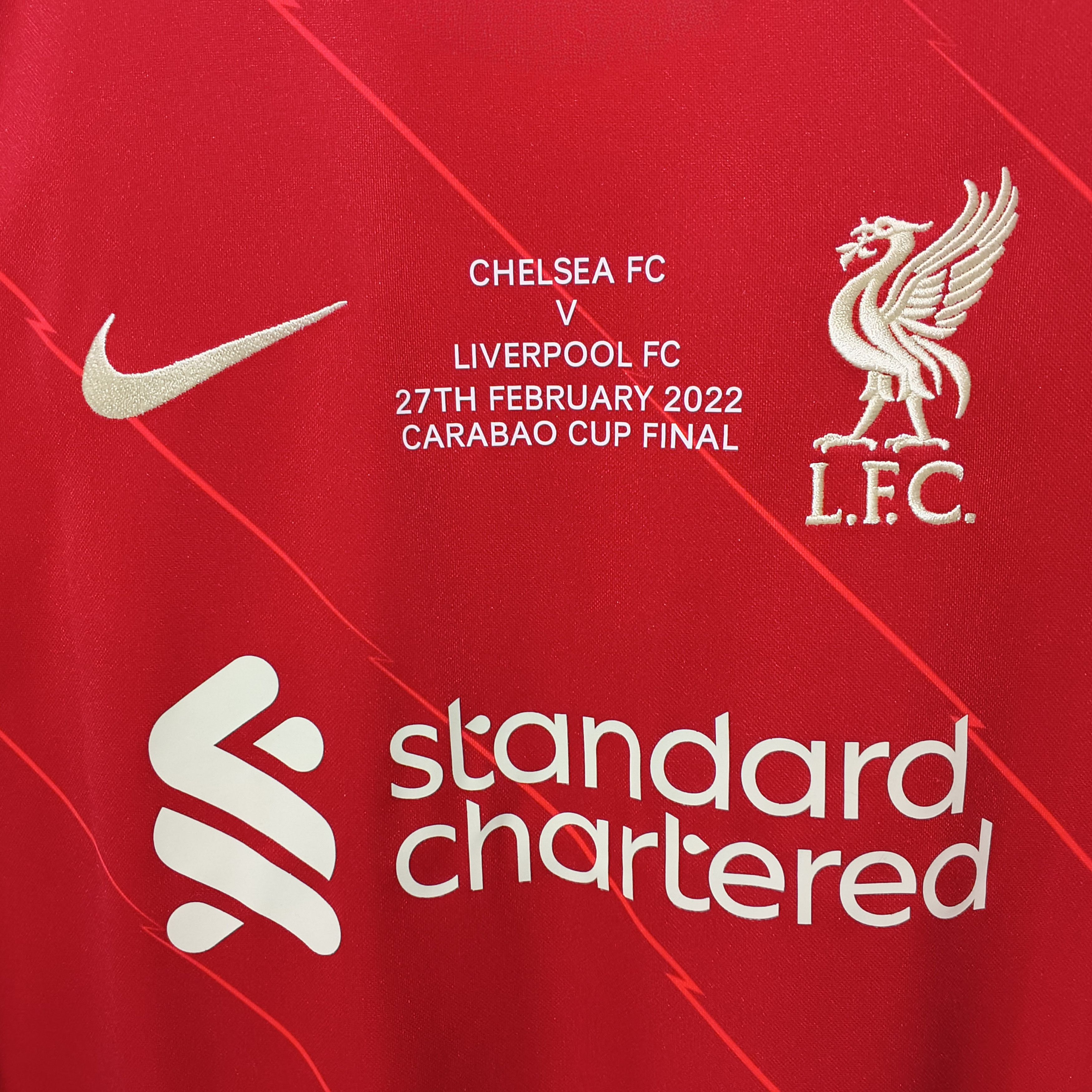 Nike Liverpool Carabao Cup Final 2022 Jersey Diogo Jota Size US M / EU 48-50 / 2 - 3 Thumbnail