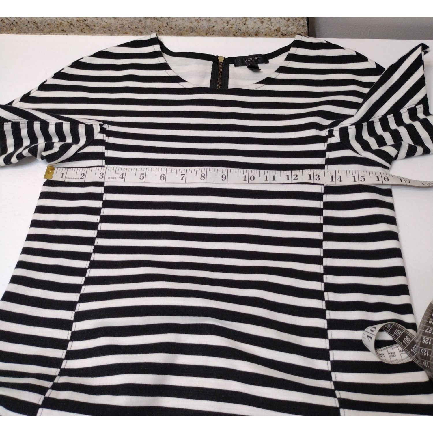 J.Crew J. Crew XS Black & White Striped Dress Size XS / US 0-2 / IT 36-38 - 5 Thumbnail