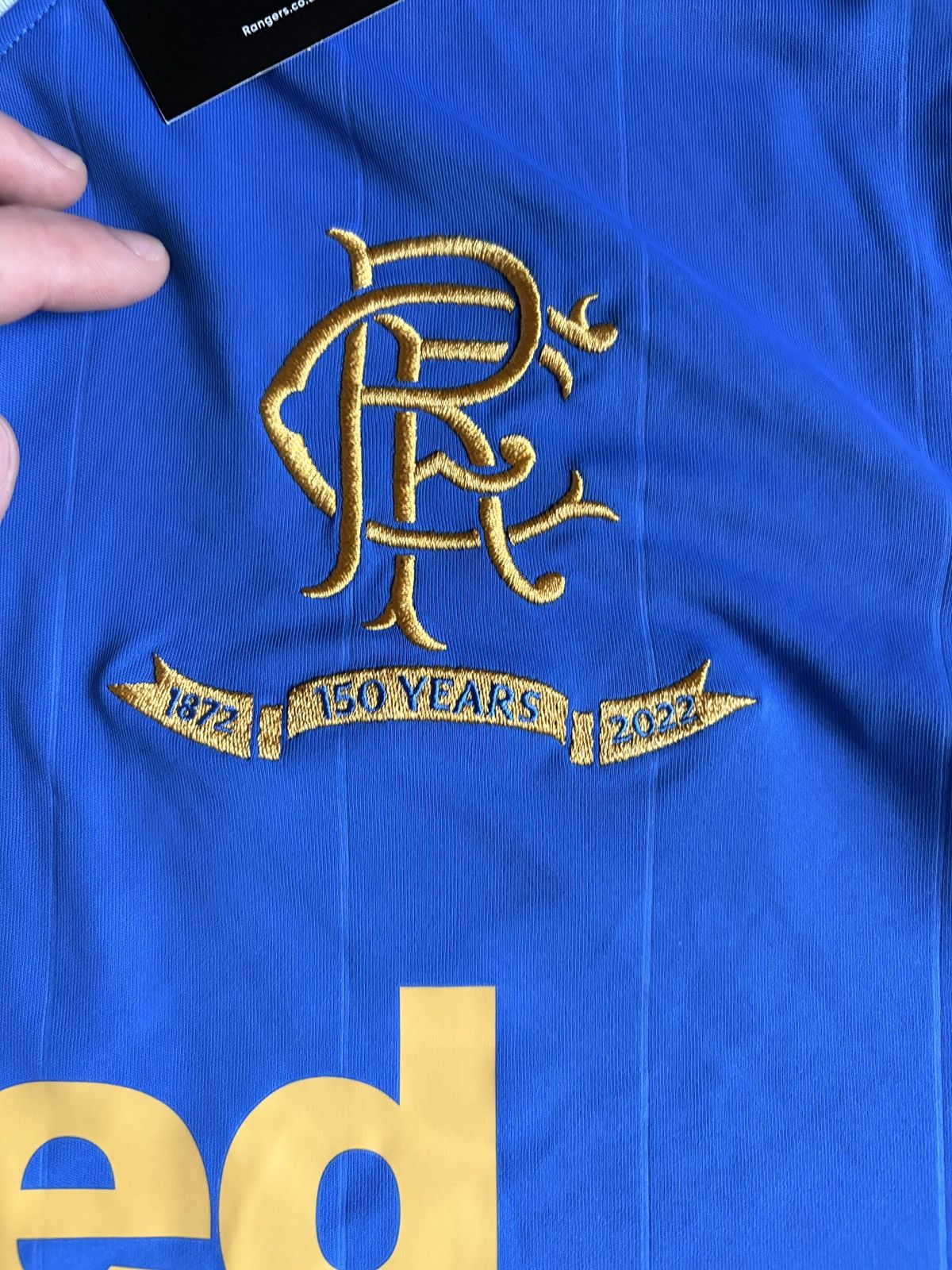 Castore Glasgow Rangers Home 2021/2022 Anniversary Castore Jersey Size US L / EU 52-54 / 3 - 6 Thumbnail