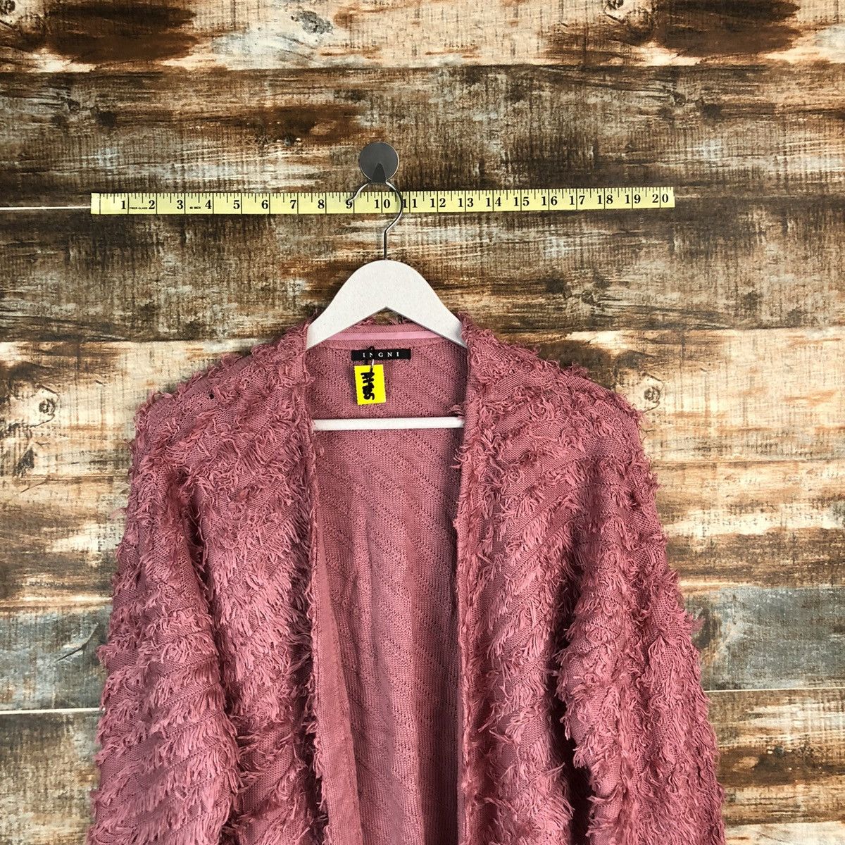 Japanese Brand DL Ingni Pink Cardigan Knitwear #A1705 Size M / US 6-8 / IT 42-44 - 4 Thumbnail