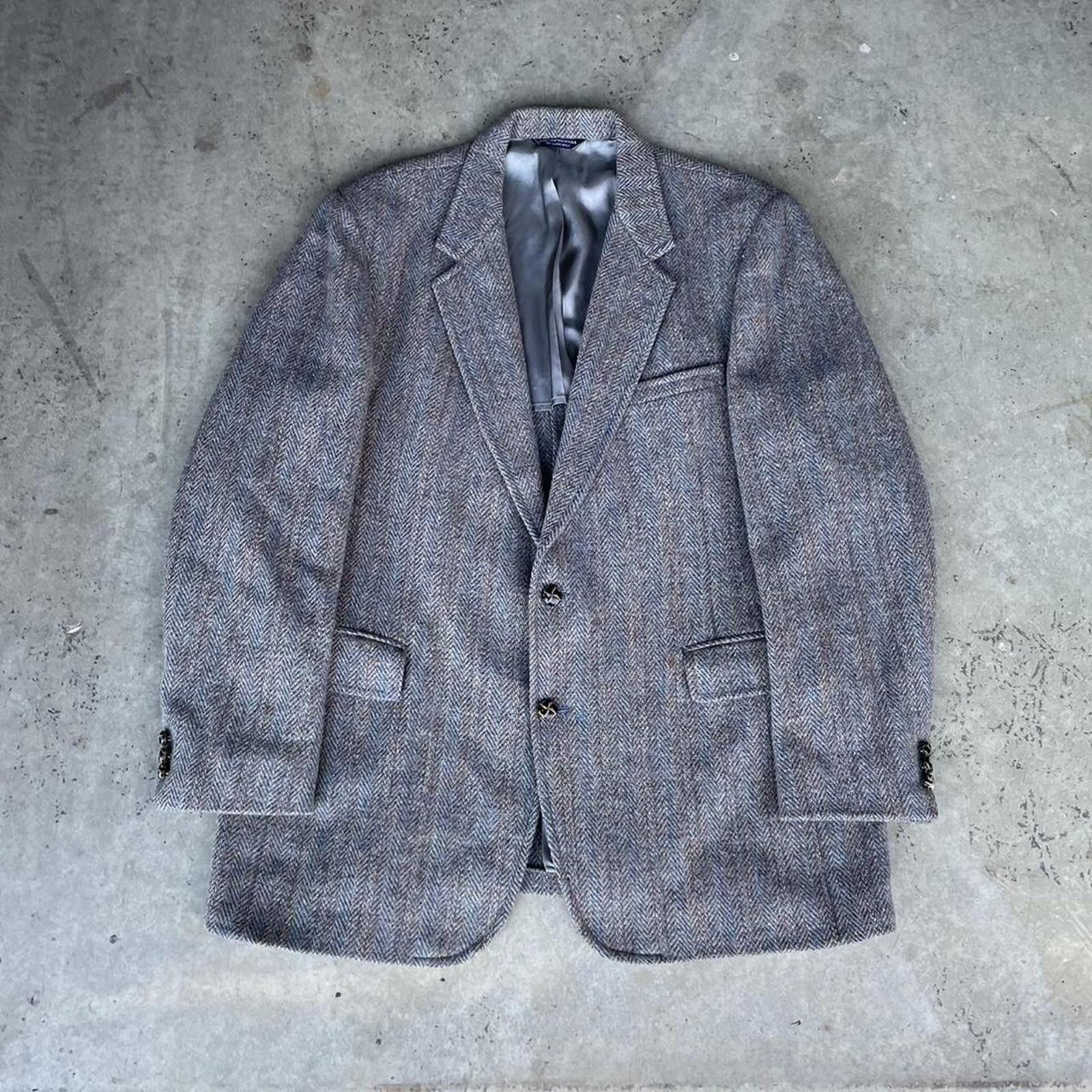 Harris Tweed Harris Tweed Men's Wool Blazer Jacket Size 42R - 1 Thumbnail