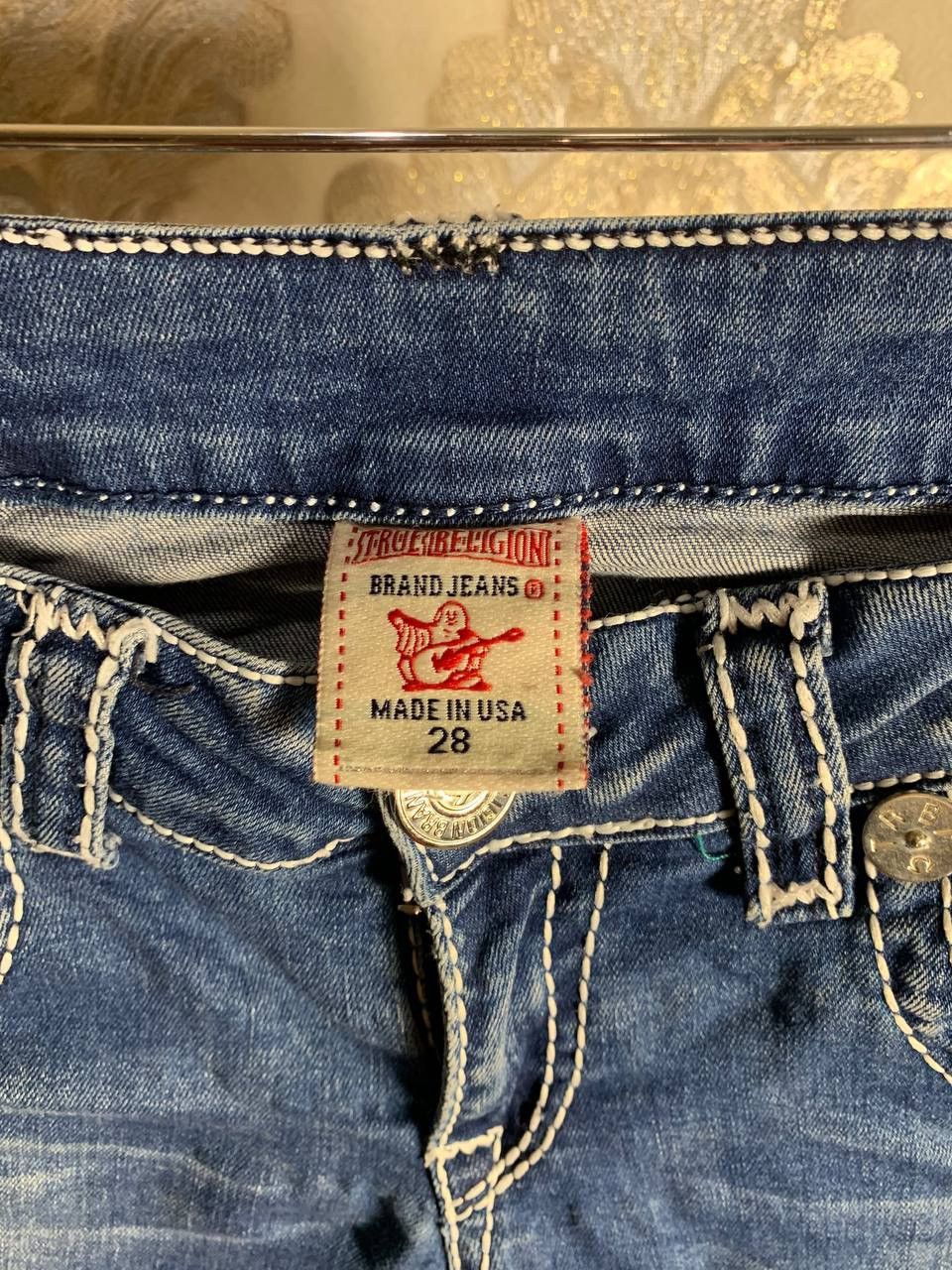 True Religion VINTAGE TRUE RELIGION DESIGNER JEANS DENIM RETRO Y2K 90s USA Size 28" / US 6 / IT 42 - 8 Thumbnail