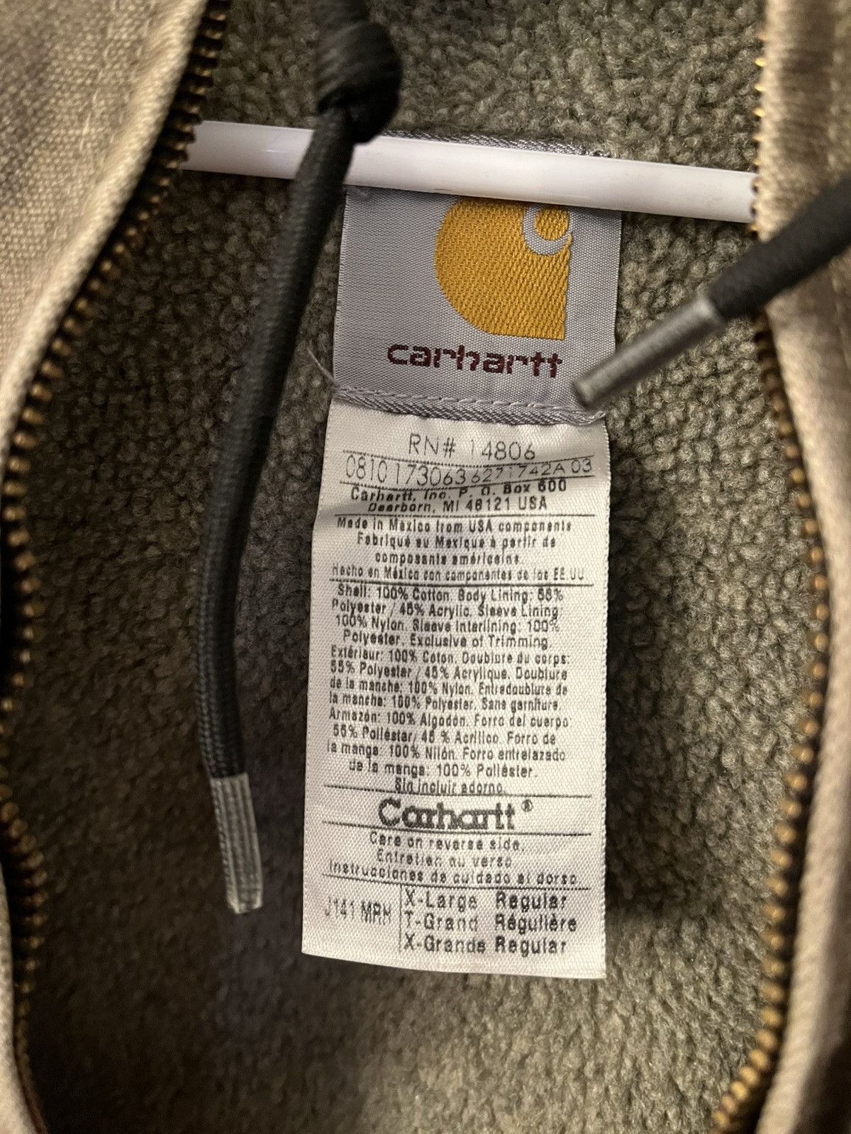 Carhartt Vintage Carhartt Jacket J141 MRH Size XL Size US XL / EU 56 / 4 - 5 Thumbnail
