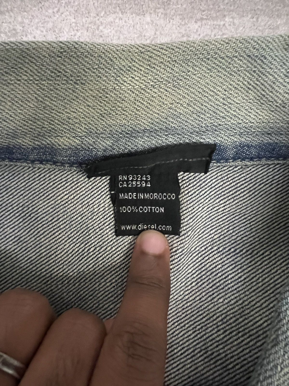 Diesel Diesel Distressed Denim Jacket - Vintage-Inspired Style Size US XL / EU 56 / 4 - 4 Thumbnail