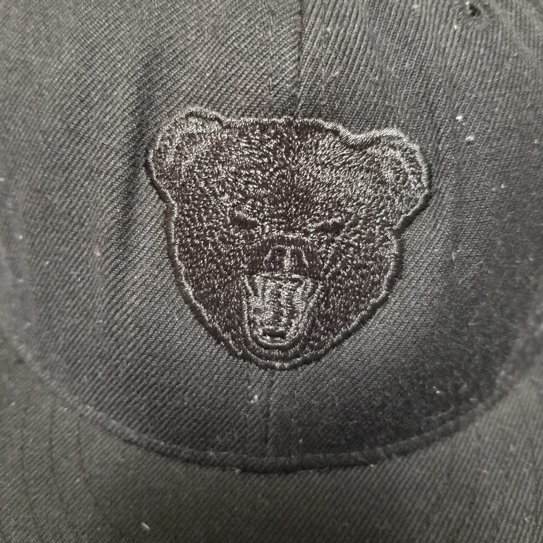 Lids VINTAGE LIDS Black Bear Cap Fitted Mens 7 1/2 Baseball Hat Wool Blend Size ONE SIZE - 2 Thumbnail
